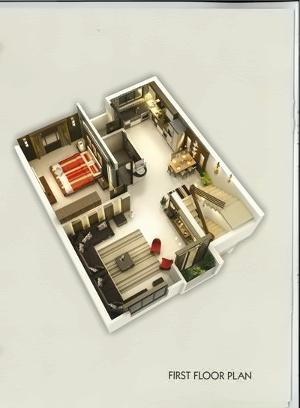 Layout of real estate project The Hamptons located at Gotri, Vadodara, Gujarat