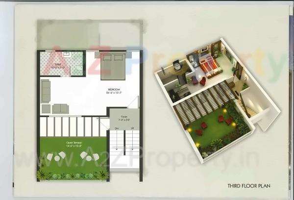 Layout of real estate project The Hamptons located at Gotri, Vadodara, Gujarat