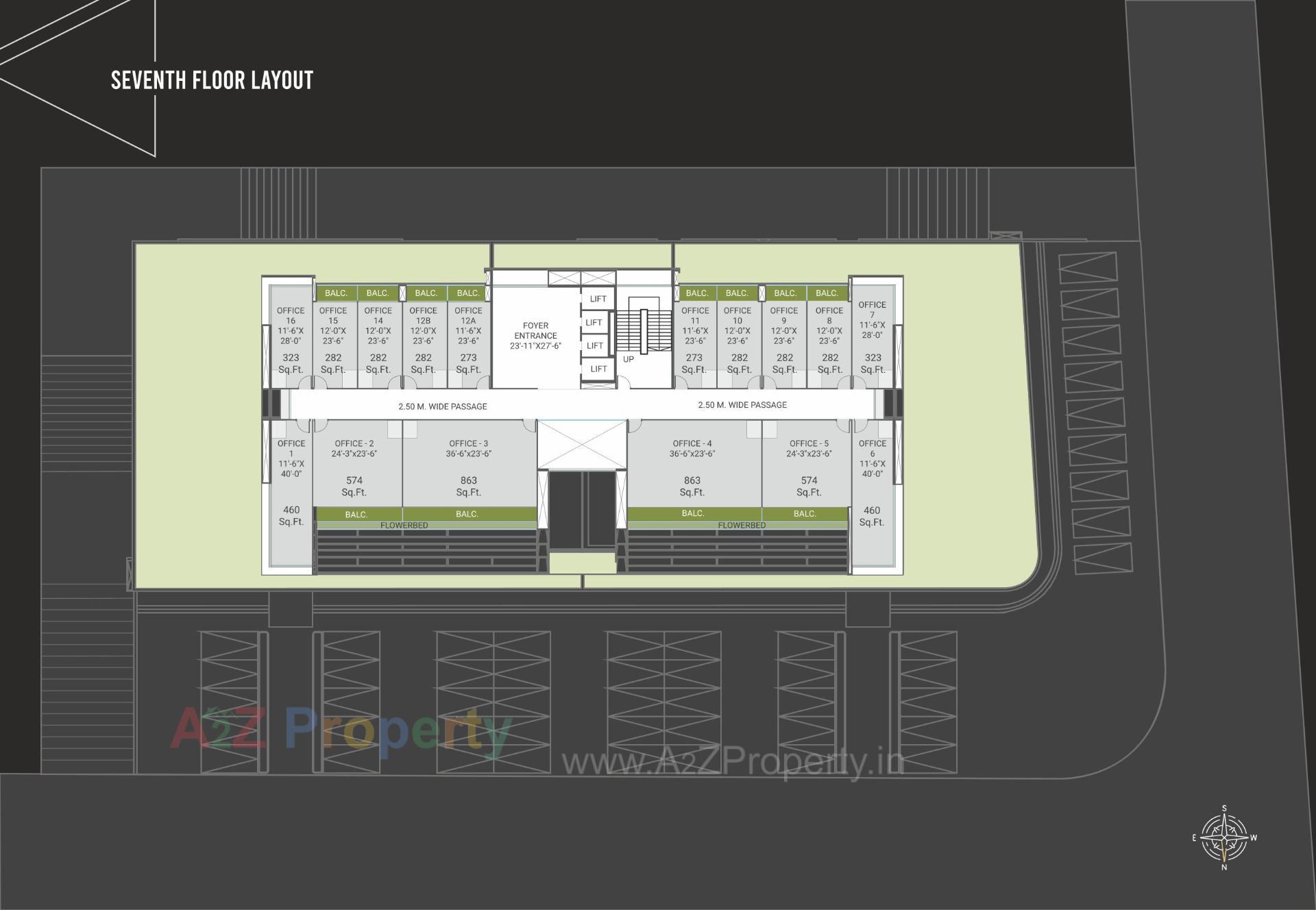 Layout of real estate project The Iconic located at Harni, Vadodara, Gujarat