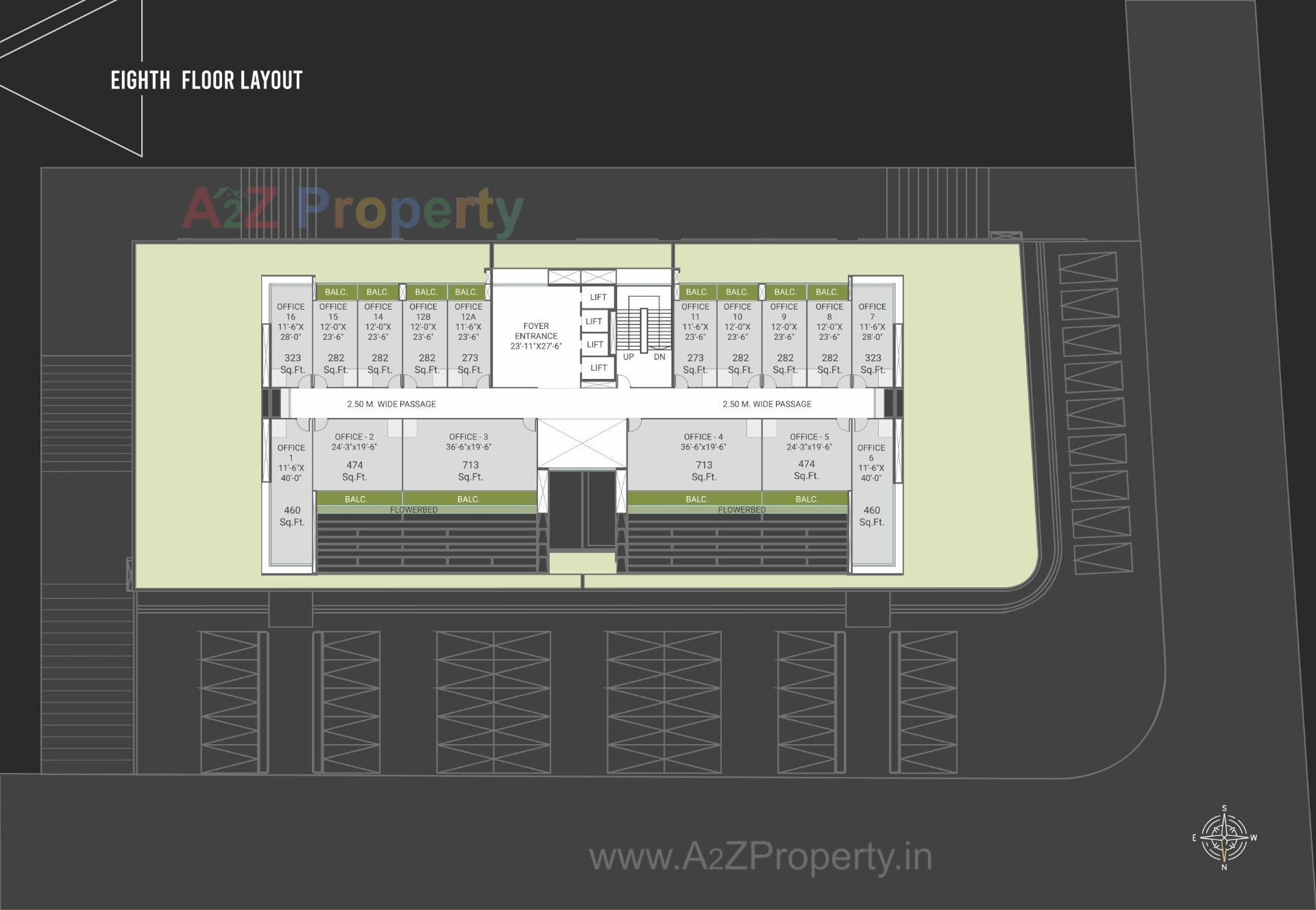 Layout of real estate project The Iconic located at Harni, Vadodara, Gujarat