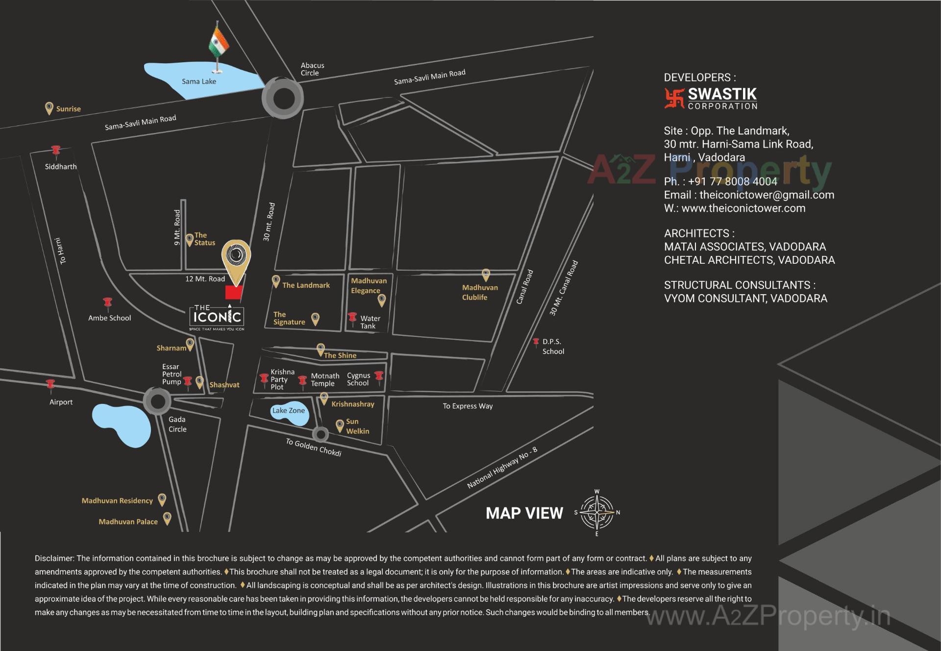  of real estate project The Iconic located at Harni, Vadodara, Gujarat