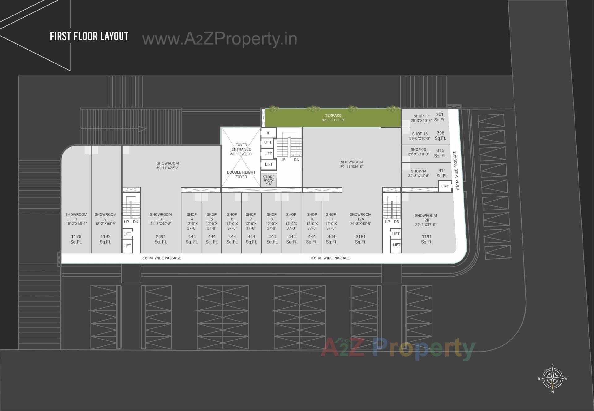 Layout of real estate project The Iconic located at Harni, Vadodara, Gujarat