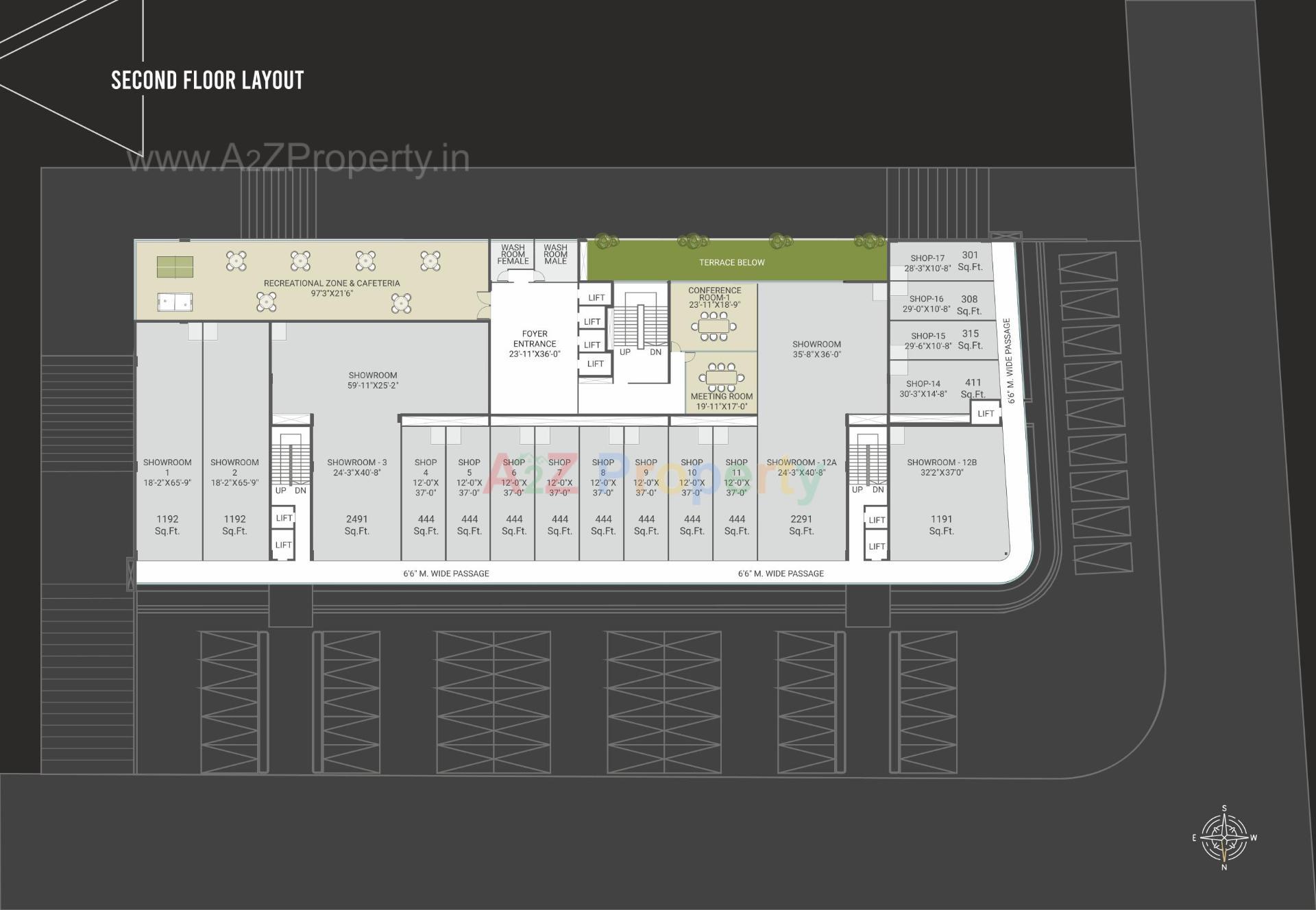 Layout of real estate project The Iconic located at Harni, Vadodara, Gujarat