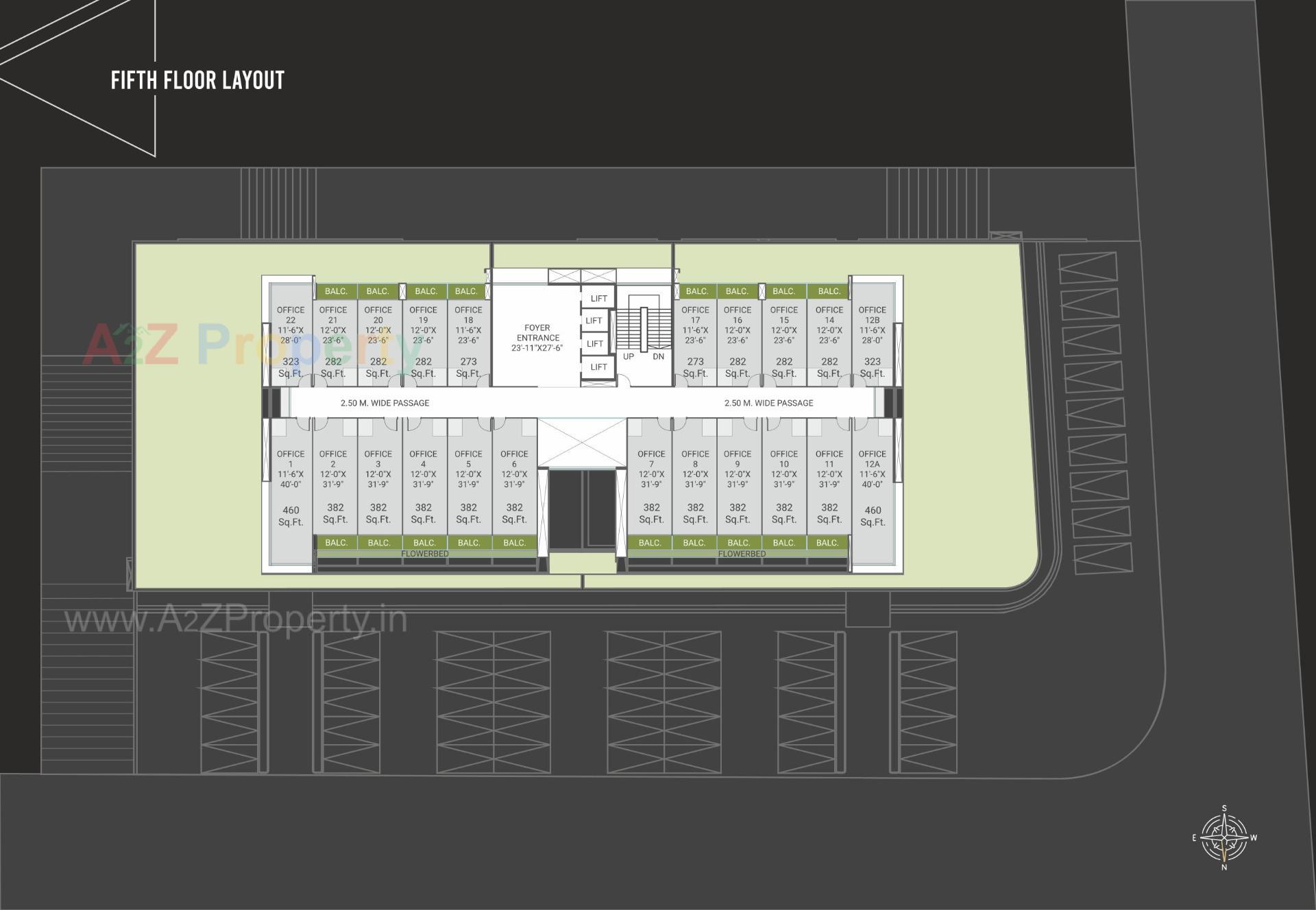 Layout of real estate project The Iconic located at Harni, Vadodara, Gujarat