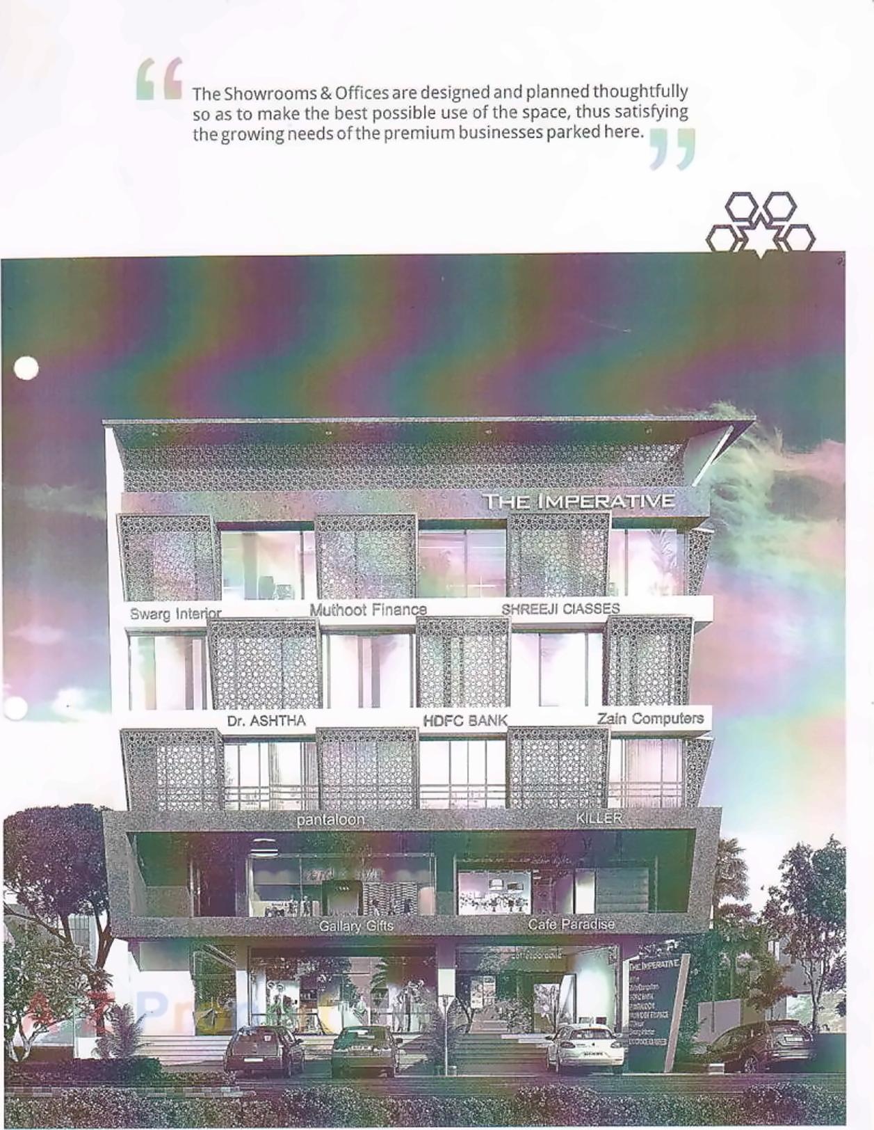 3D Elevation of real estate project The Imperative located at Akota, Vadodara, Gujarat