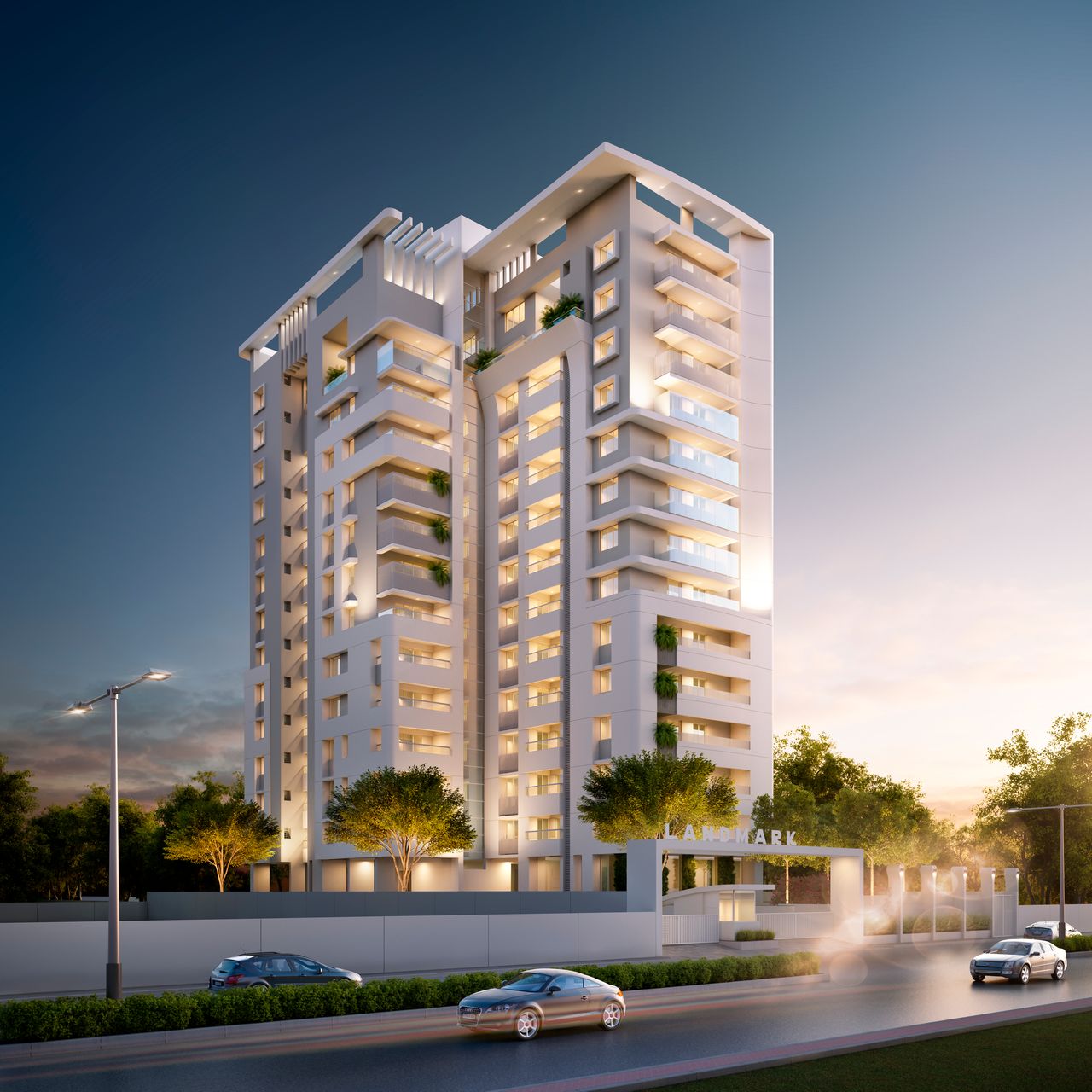 Rd_mvg_landmark_01b of real estate project The Landmark located at Harni, Vadodara, Gujarat