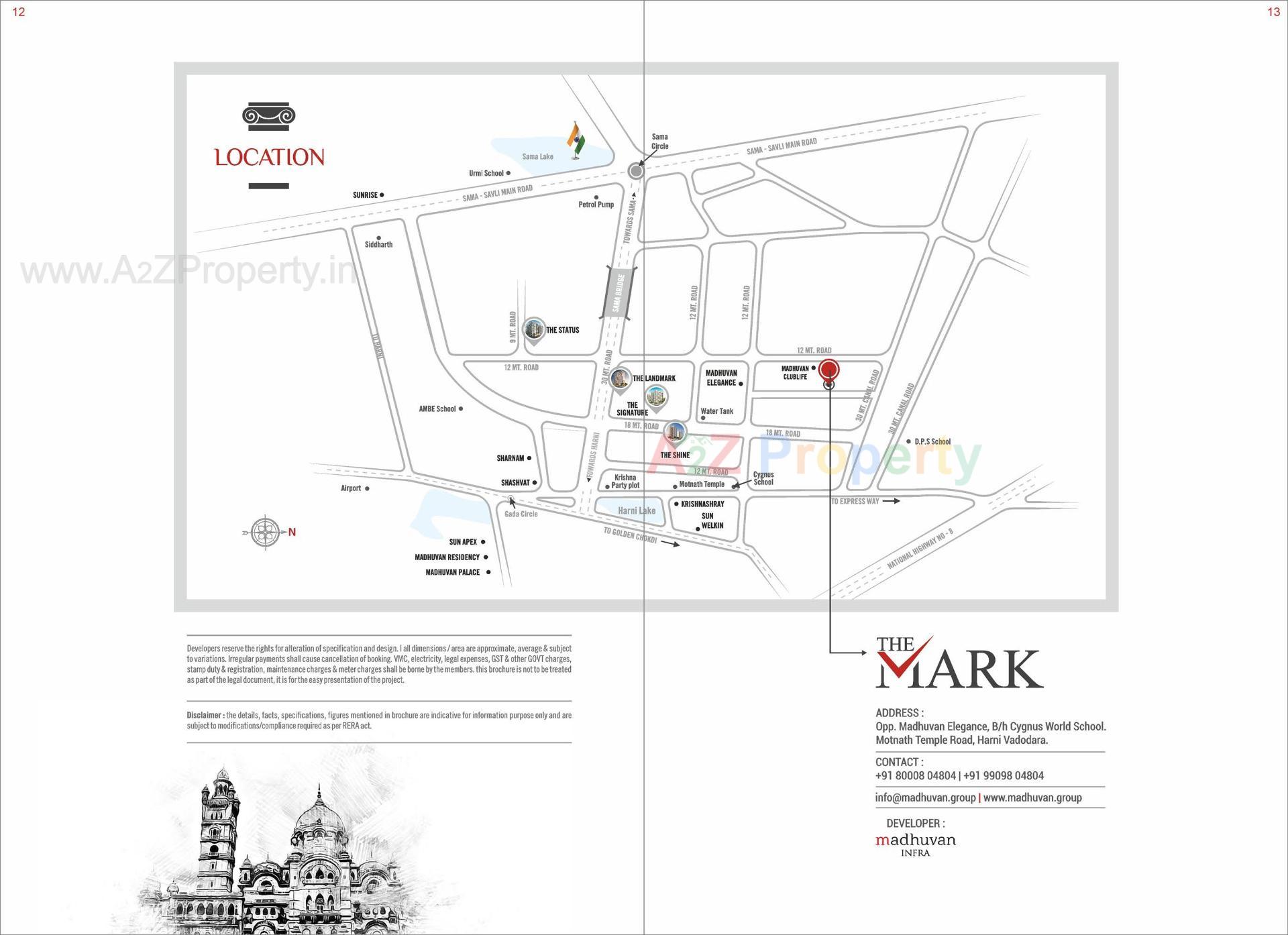  of real estate project The Mark located at Harni, Vadodara, Gujarat
