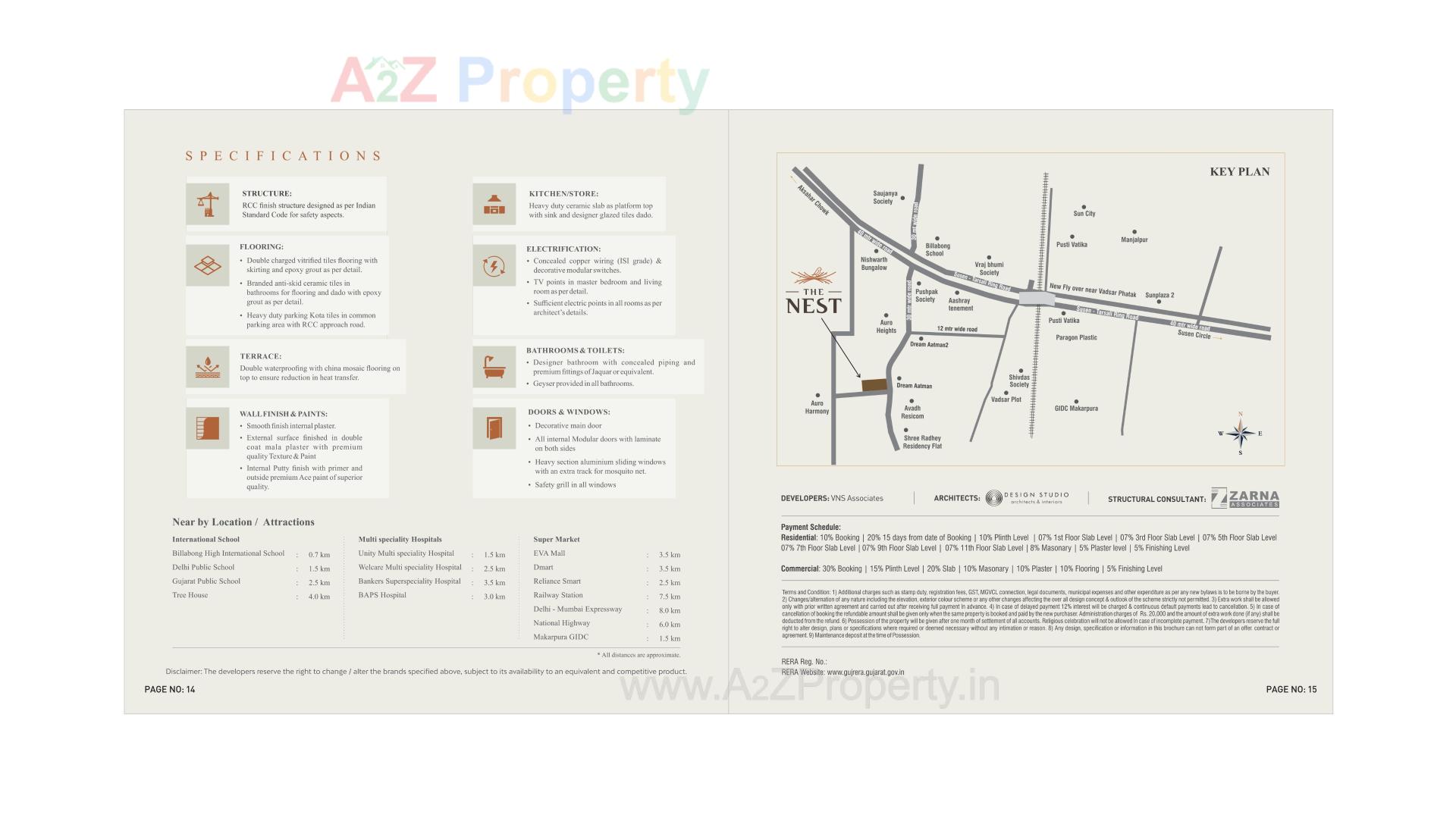  of real estate project The Nest located at Vadsar, Vadodara, Gujarat