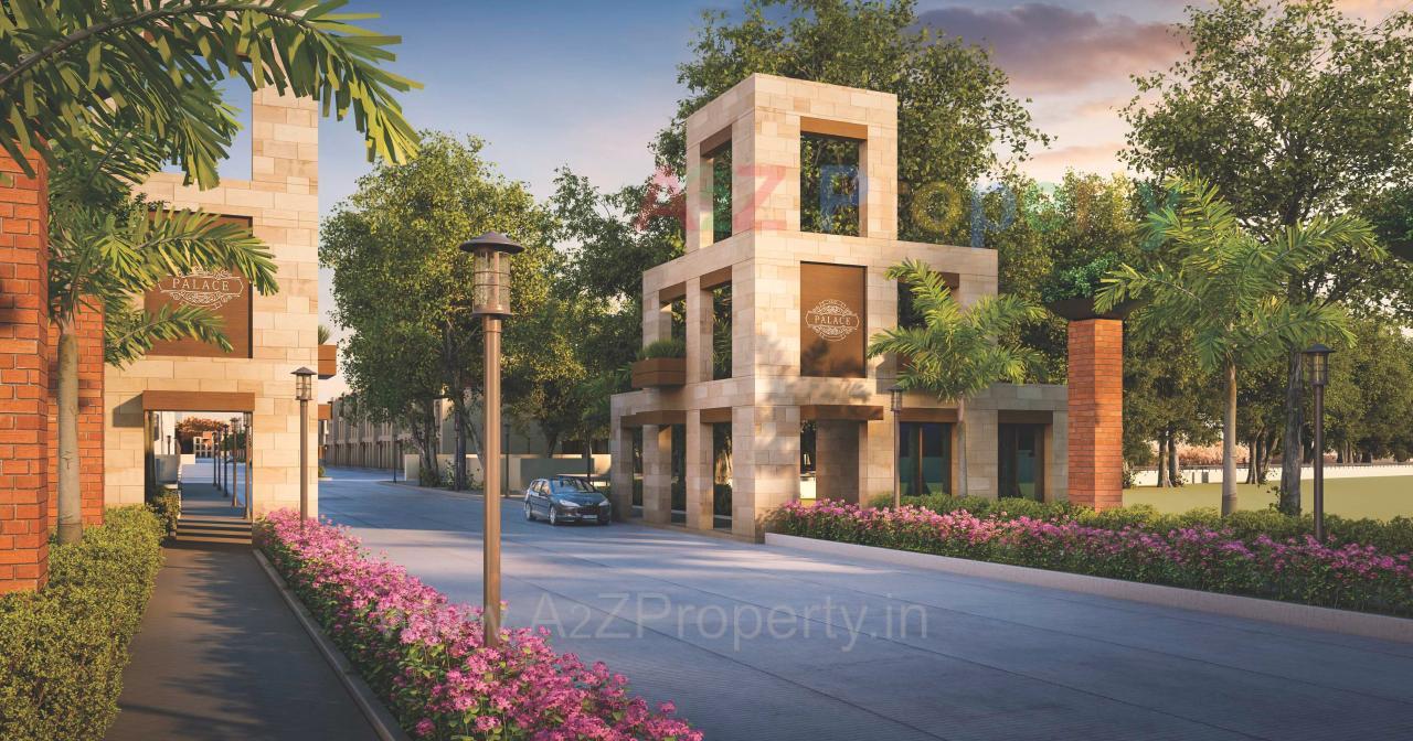 3D Elevation of real estate project The Palace located at Sayajipura, Vadodara, Gujarat