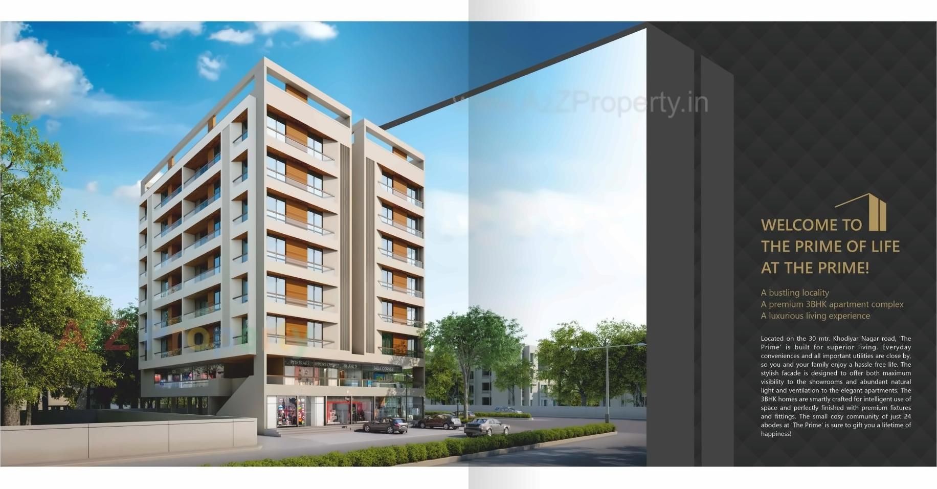 3D Elevation of real estate project The Prime located at Vadodara, Vadodara, Gujarat