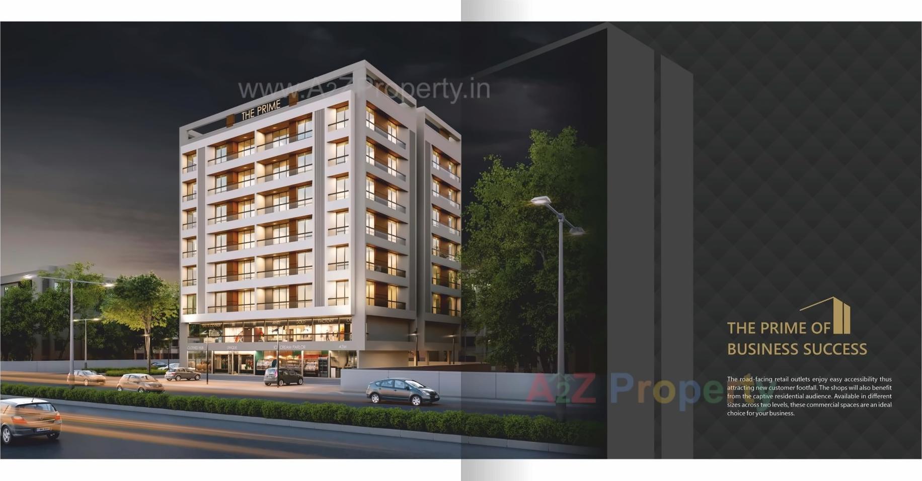 3D Elevation of real estate project The Prime located at Vadodara, Vadodara, Gujarat