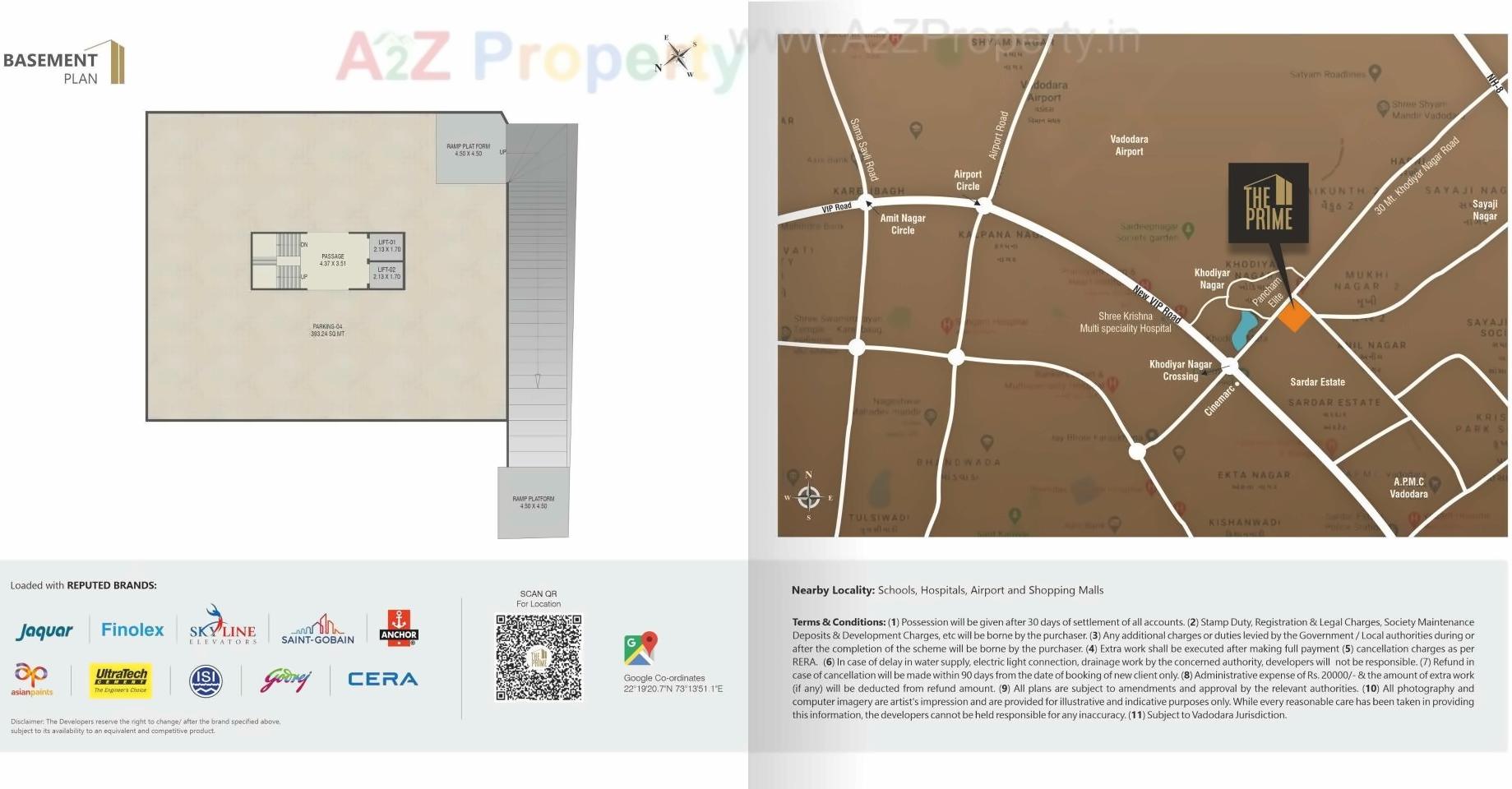  of real estate project The Prime located at Vadodara, Vadodara, Gujarat