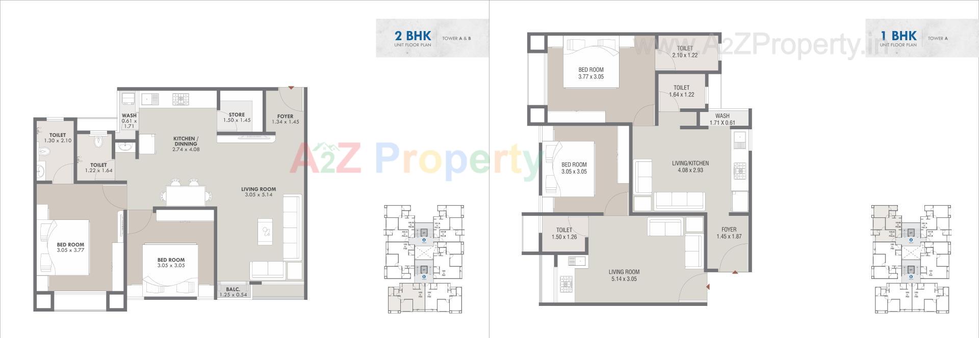 Layout of real estate project The Rb Capital located at Bapod, Vadodara, Gujarat