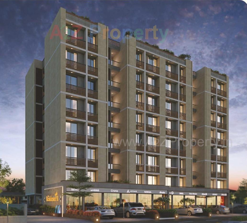 3D Elevation of real estate project The Residence Ii located at Sevasi, Vadodara, Gujarat