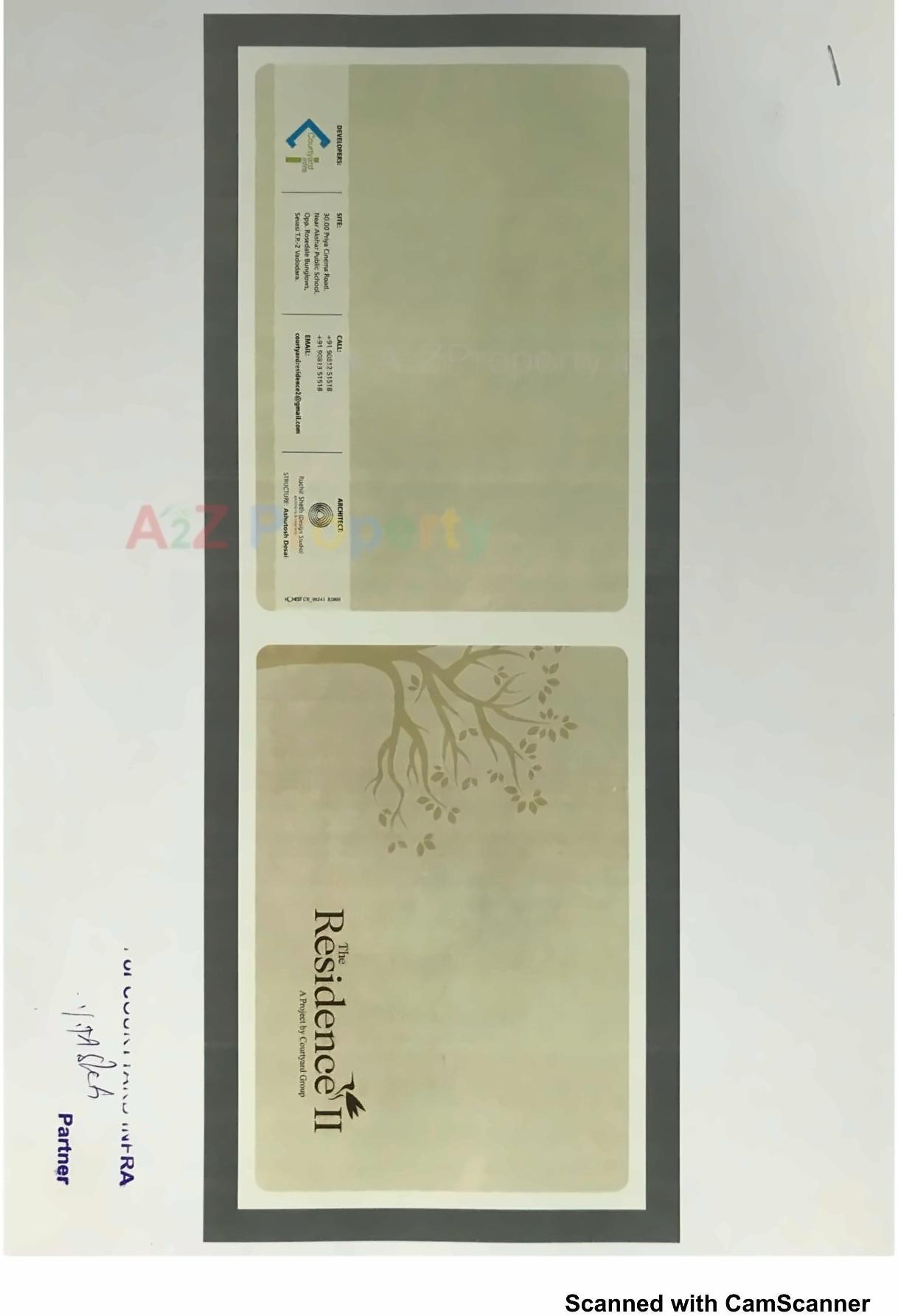  of real estate project The Residence Ii located at Sevasi, Vadodara, Gujarat