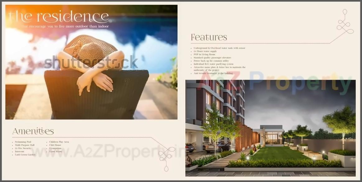  of real estate project The Residence located at Sevasi, Vadodara, Gujarat