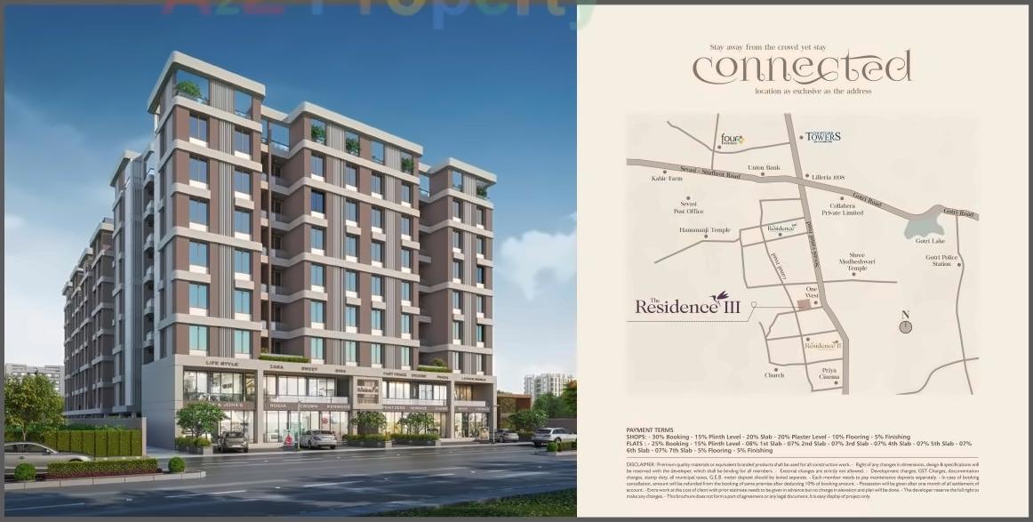  of real estate project The Residence located at Sevasi, Vadodara, Gujarat