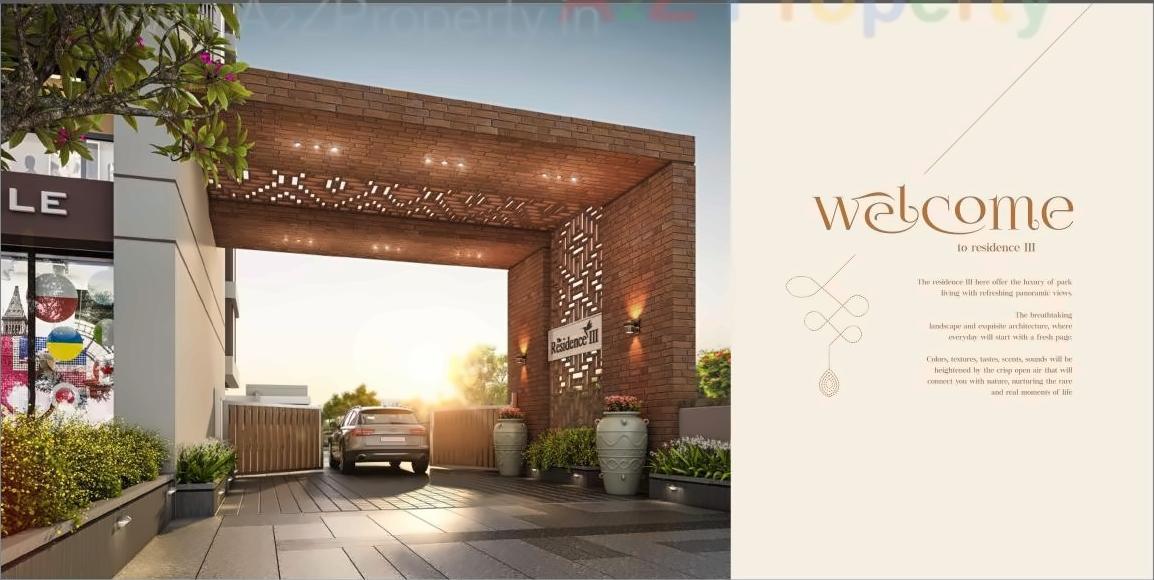 3D Elevation of real estate project The Residence located at Sevasi, Vadodara, Gujarat