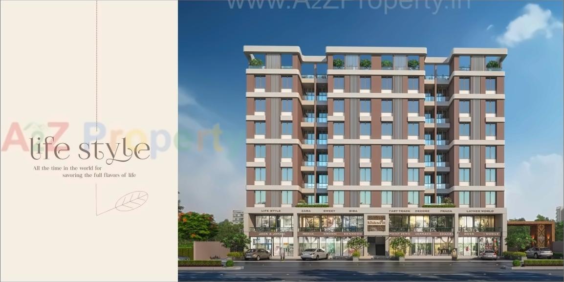 3D Elevation of real estate project The Residence located at Sevasi, Vadodara, Gujarat