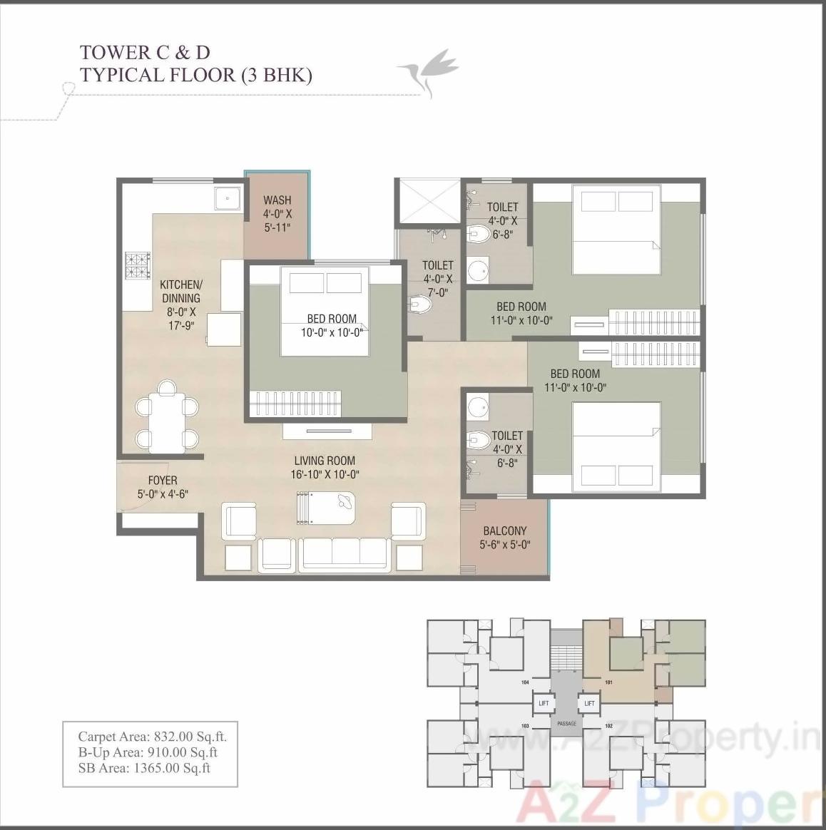 Layout of real estate project The Residence located at Sevasi, Vadodara, Gujarat