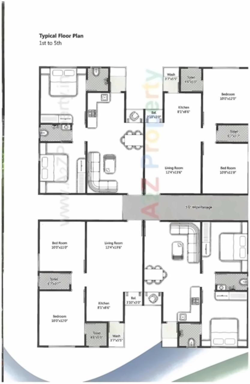 Layout of real estate project The Rise located at Bhayli, Vadodara, Gujarat