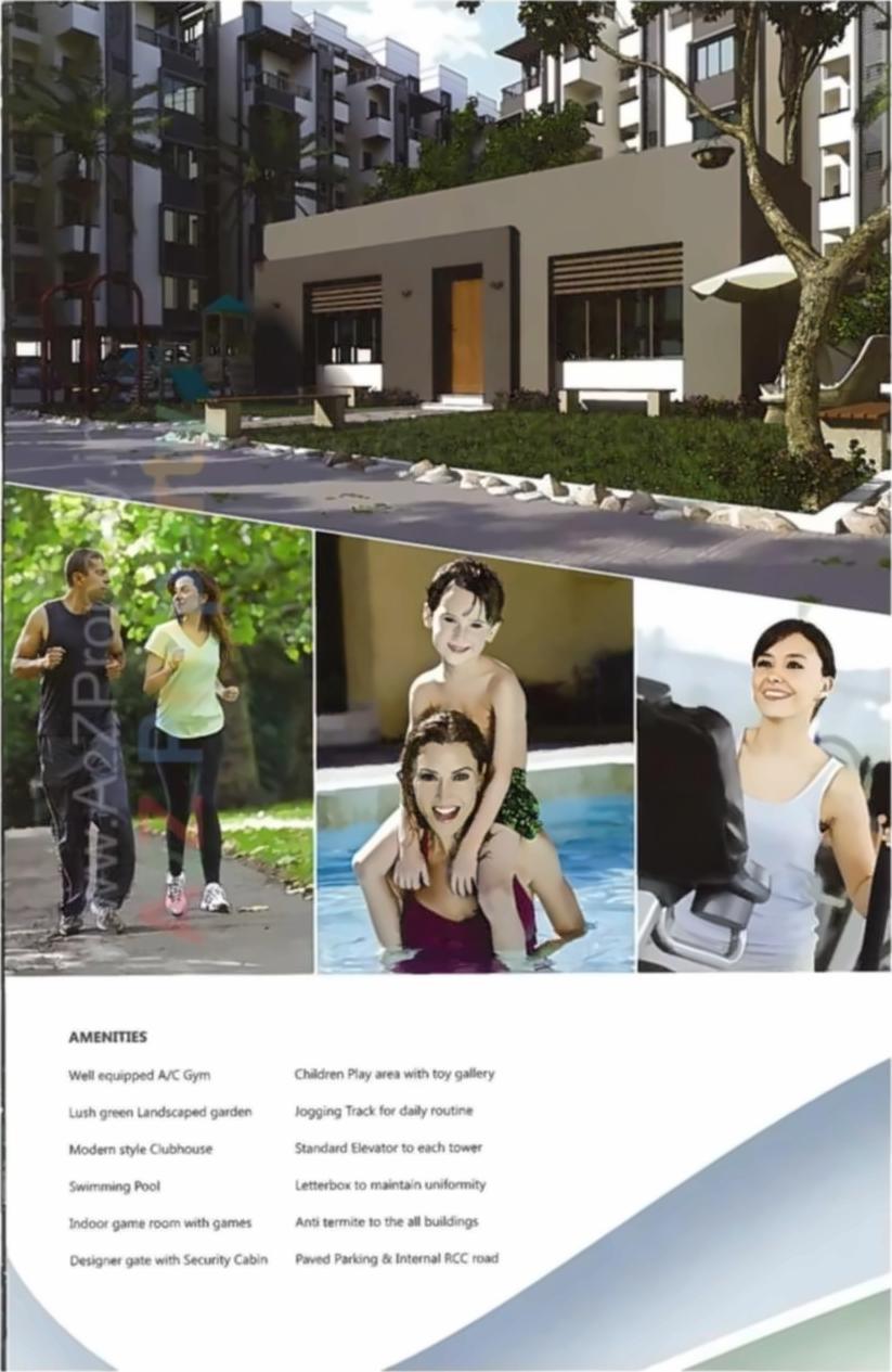 3D Elevation of real estate project The Rise located at Bhayli, Vadodara, Gujarat