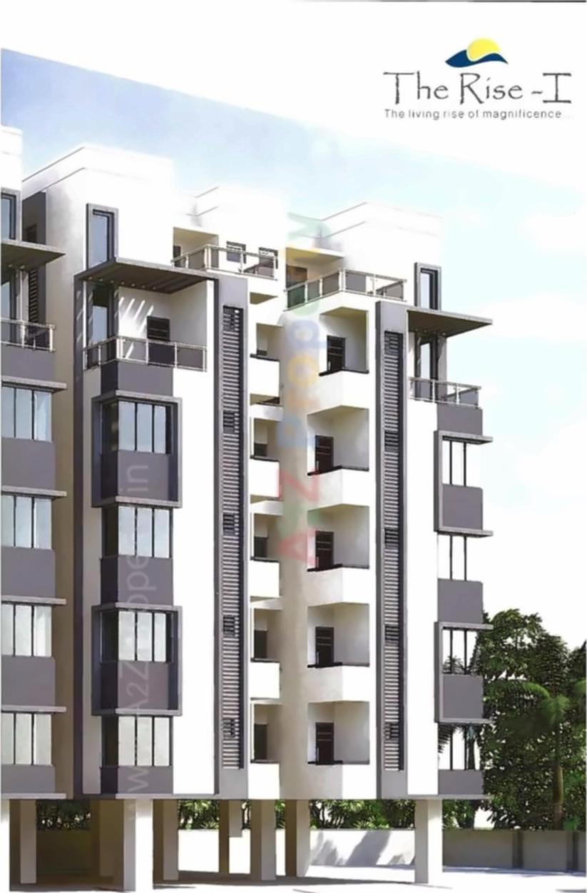 3D Elevation of real estate project The Rise located at Bhayli, Vadodara, Gujarat