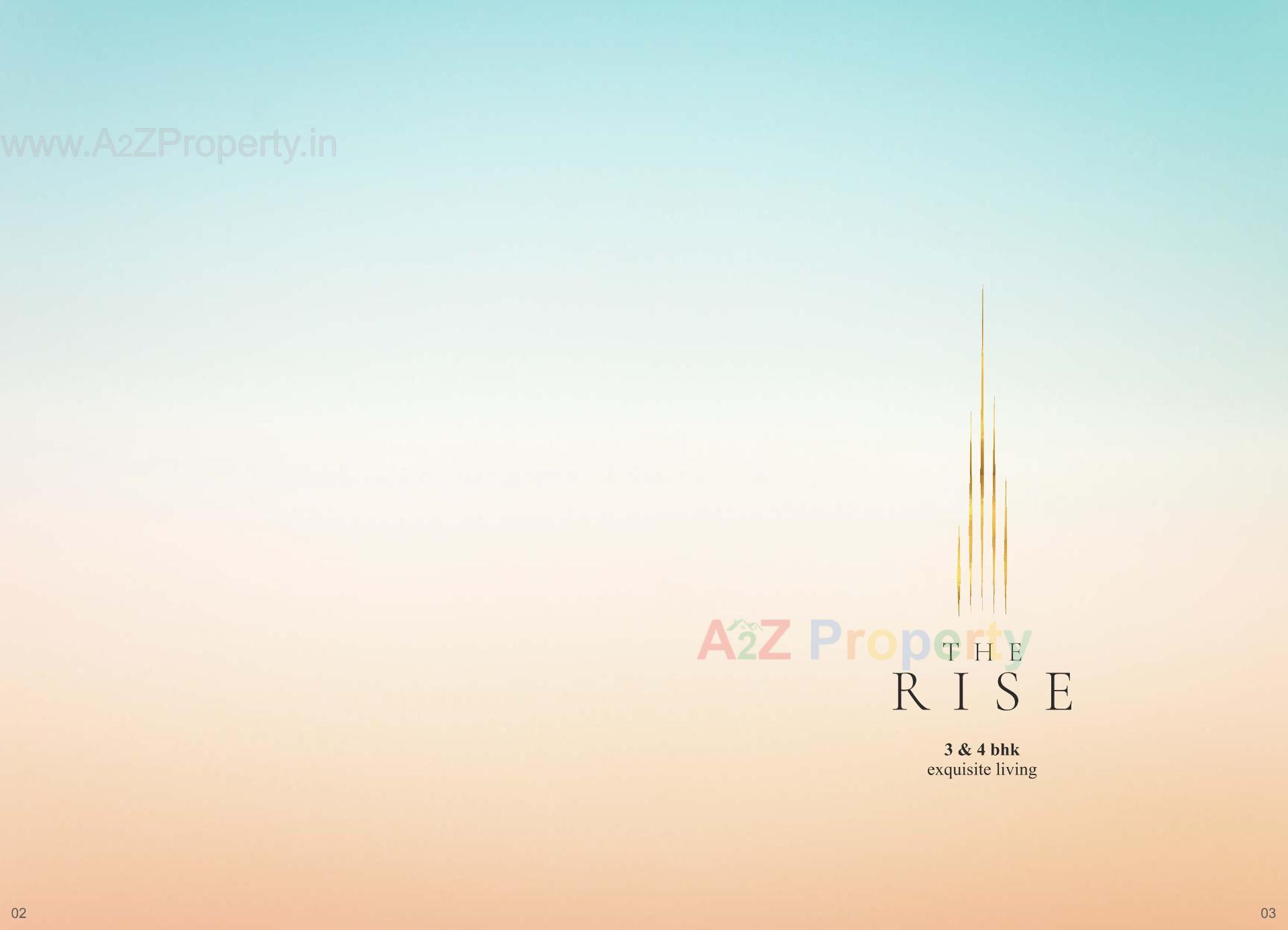  of real estate project The Rise located at Harni, Vadodara, Gujarat