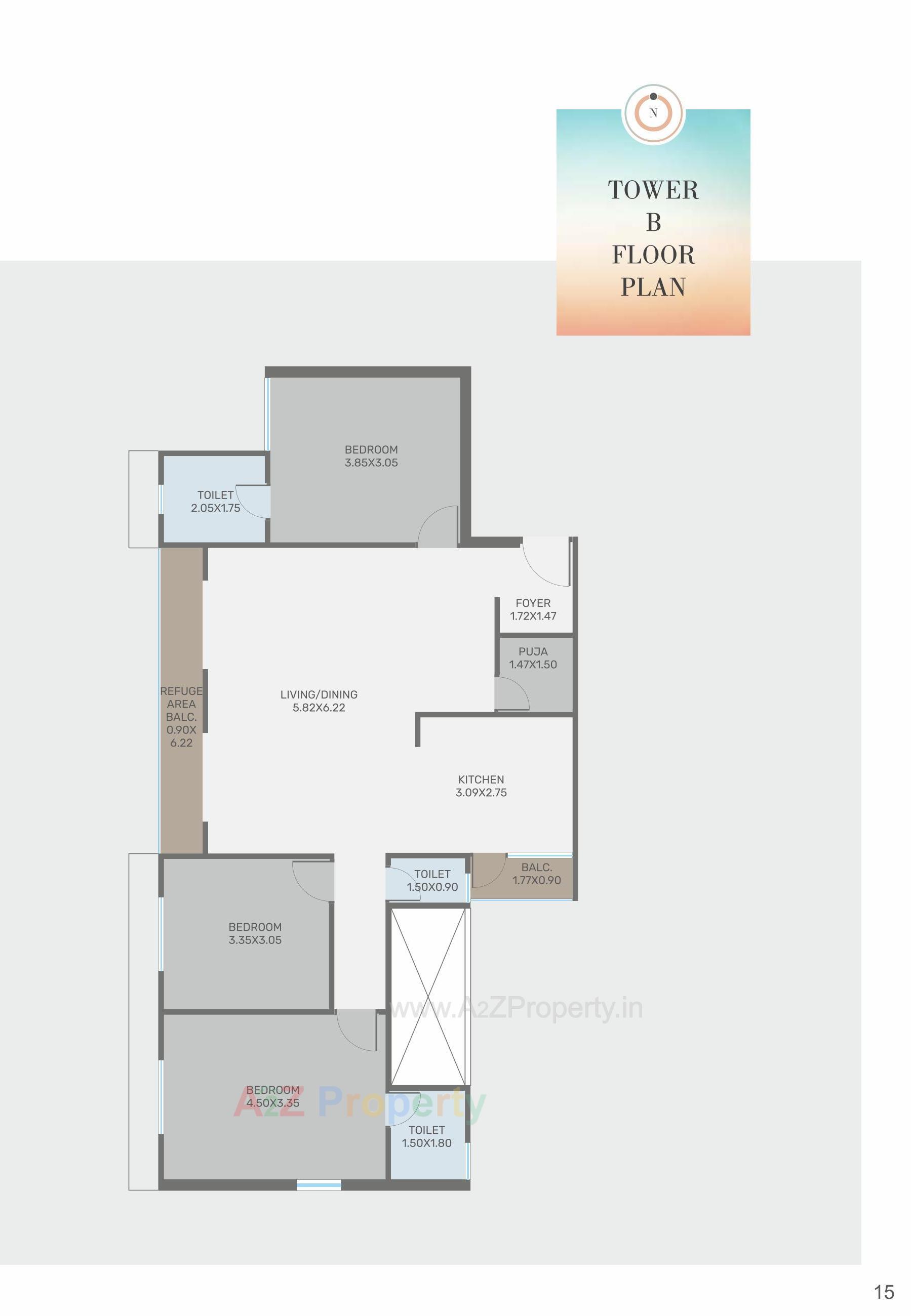 Layout of real estate project The Rise located at Harni, Vadodara, Gujarat