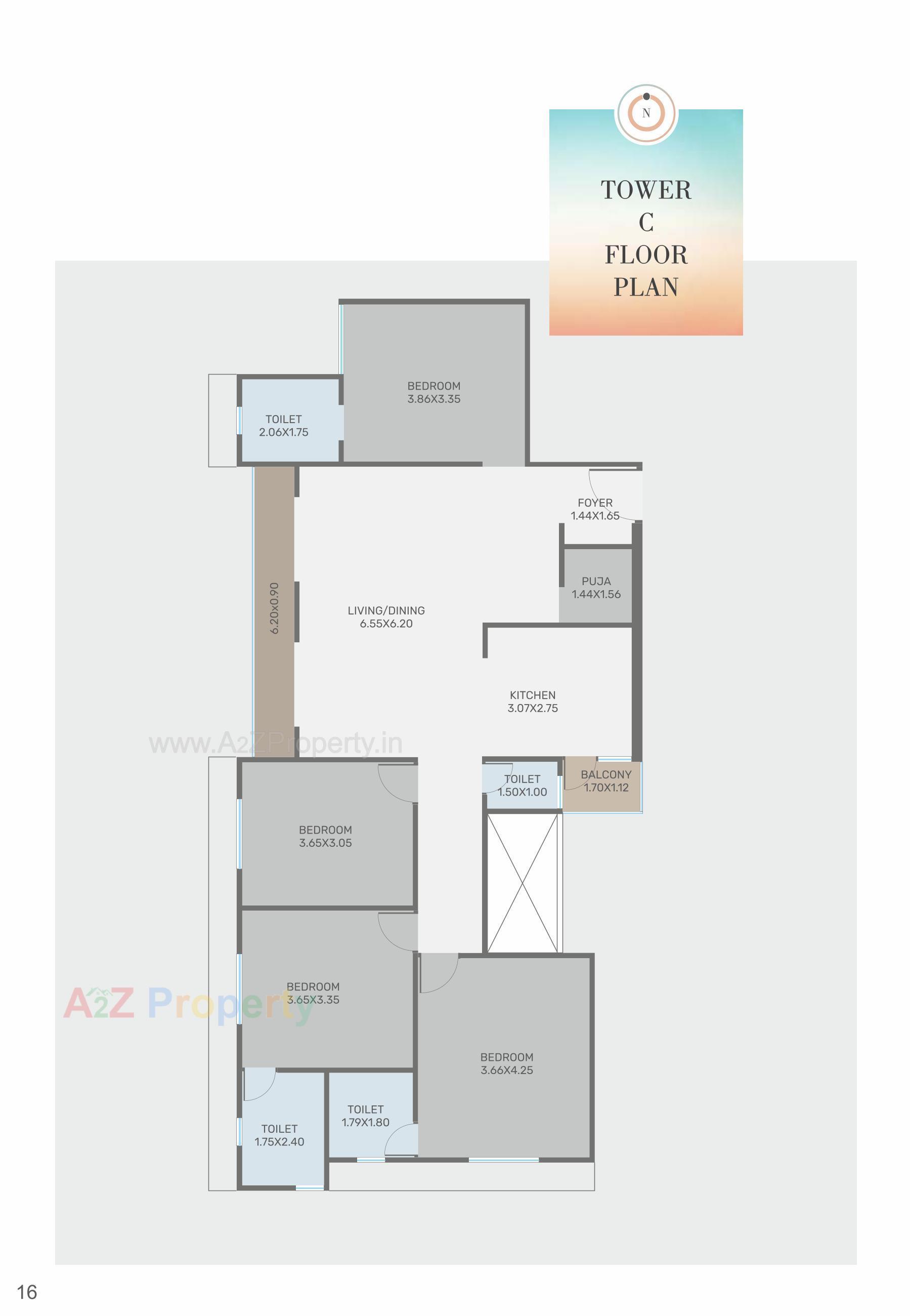 Layout of real estate project The Rise located at Harni, Vadodara, Gujarat