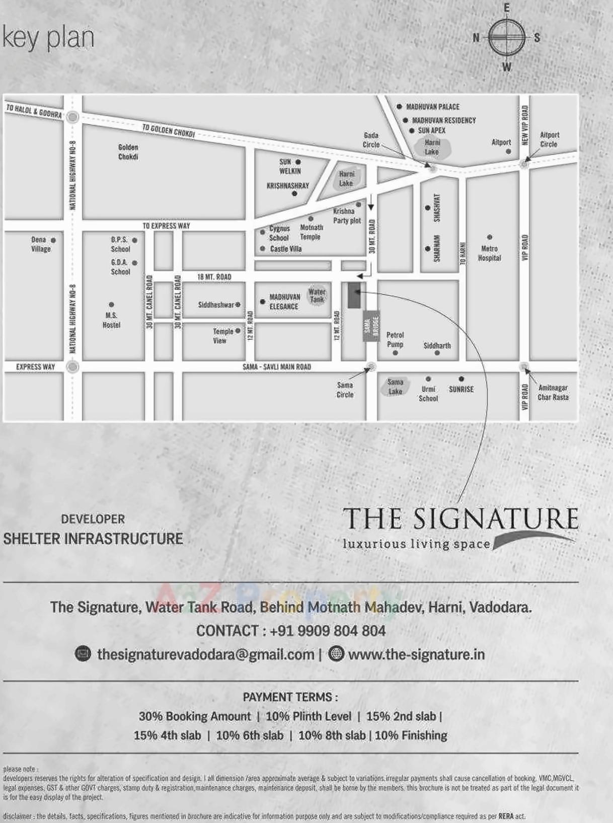  of real estate project The Signature located at Harni, Vadodara, Gujarat