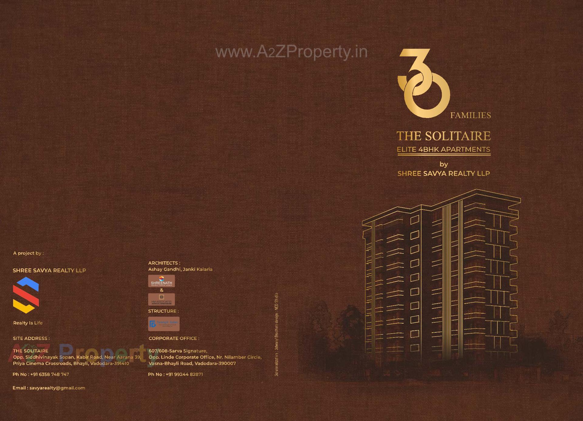  of real estate project The Solitaire located at Bhayli, Vadodara, Gujarat