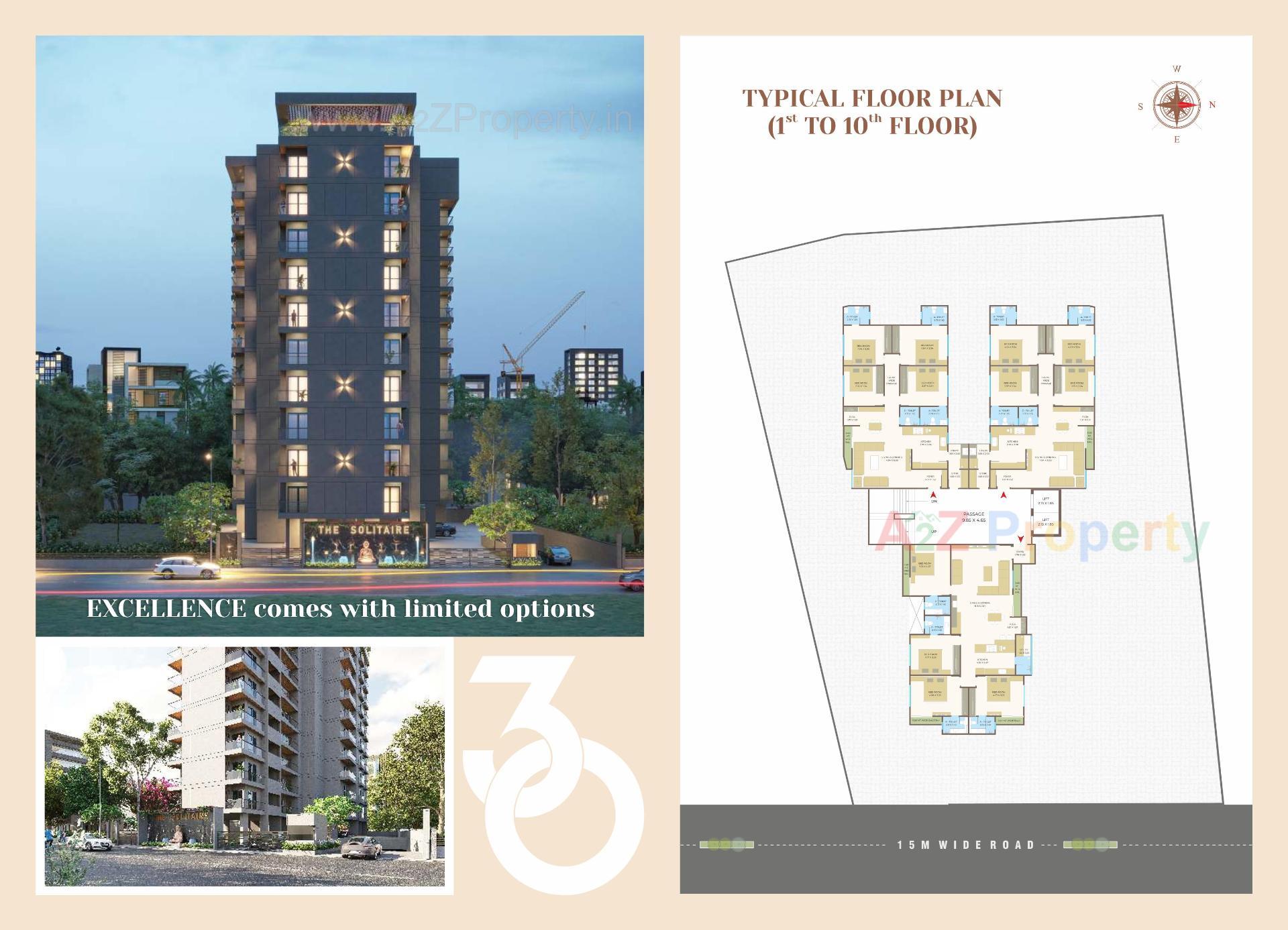  of real estate project The Solitaire located at Bhayli, Vadodara, Gujarat