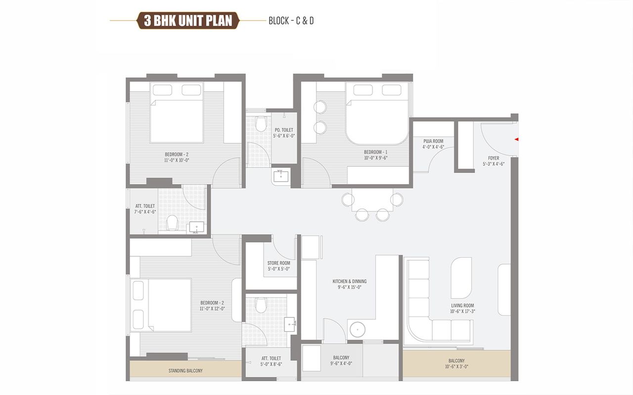 14 of real estate project The Status located at Harni, Vadodara, Gujarat