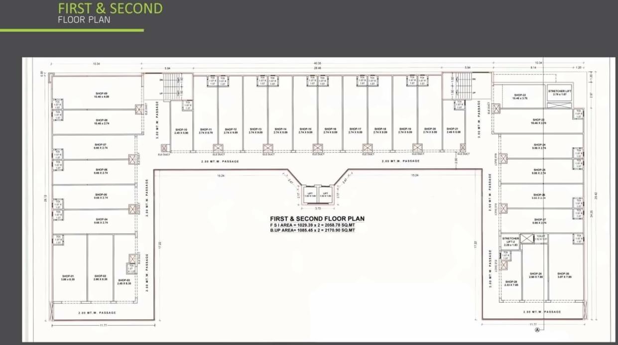 Layout of real estate project The Trillium located at Bhayli, Vadodara, Gujarat