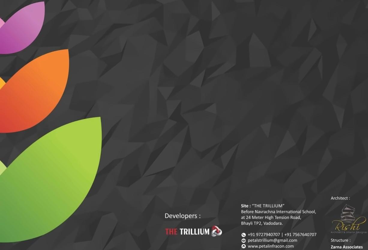  of real estate project The Trillium located at Bhayli, Vadodara, Gujarat