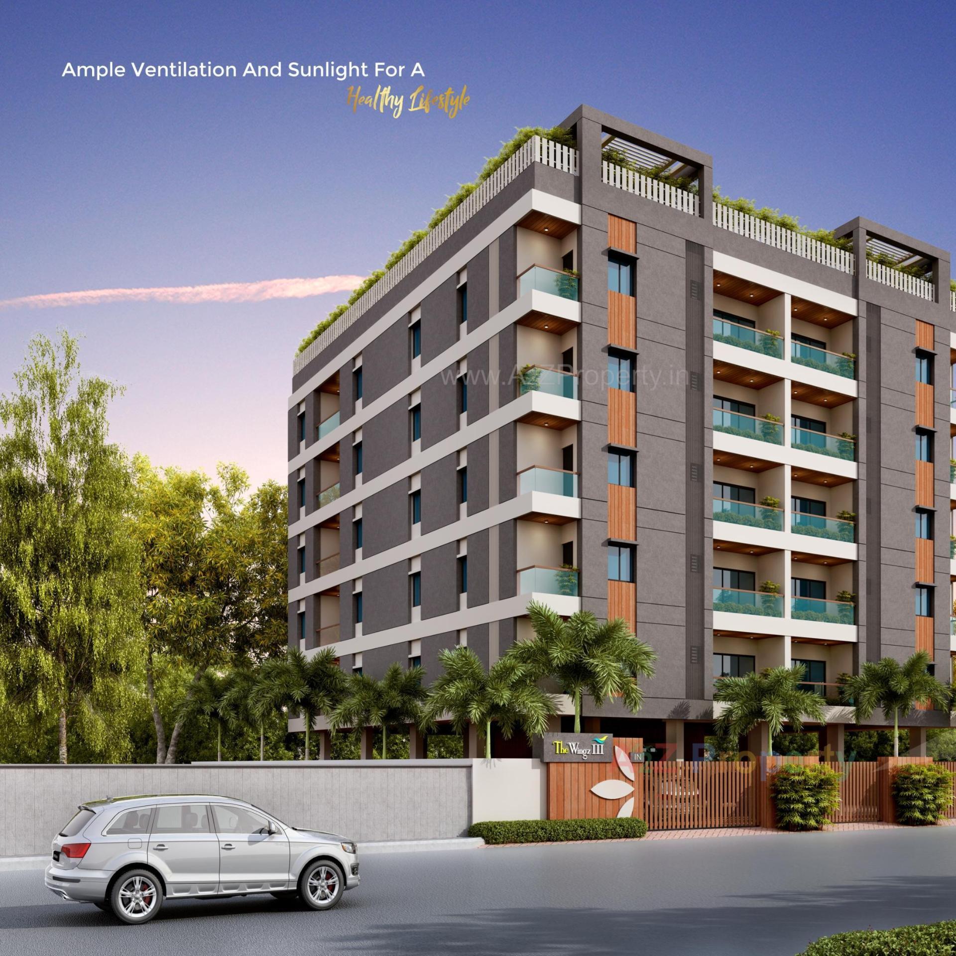 3D Elevation of real estate project Thez located at Gotri, Vadodara, Gujarat