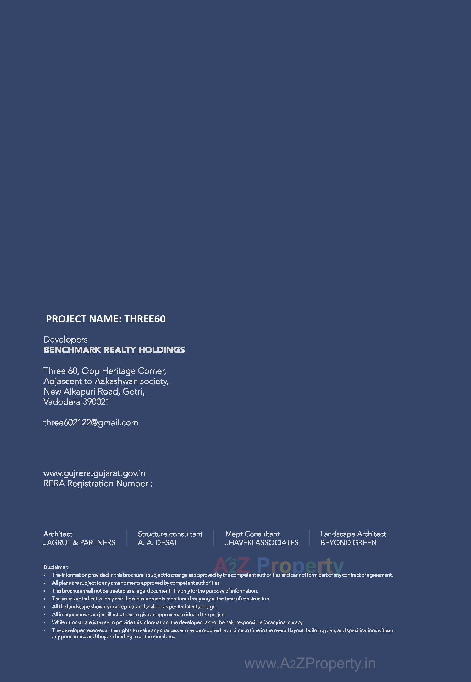  of real estate project Three60 located at Gotri, Vadodara, Gujarat