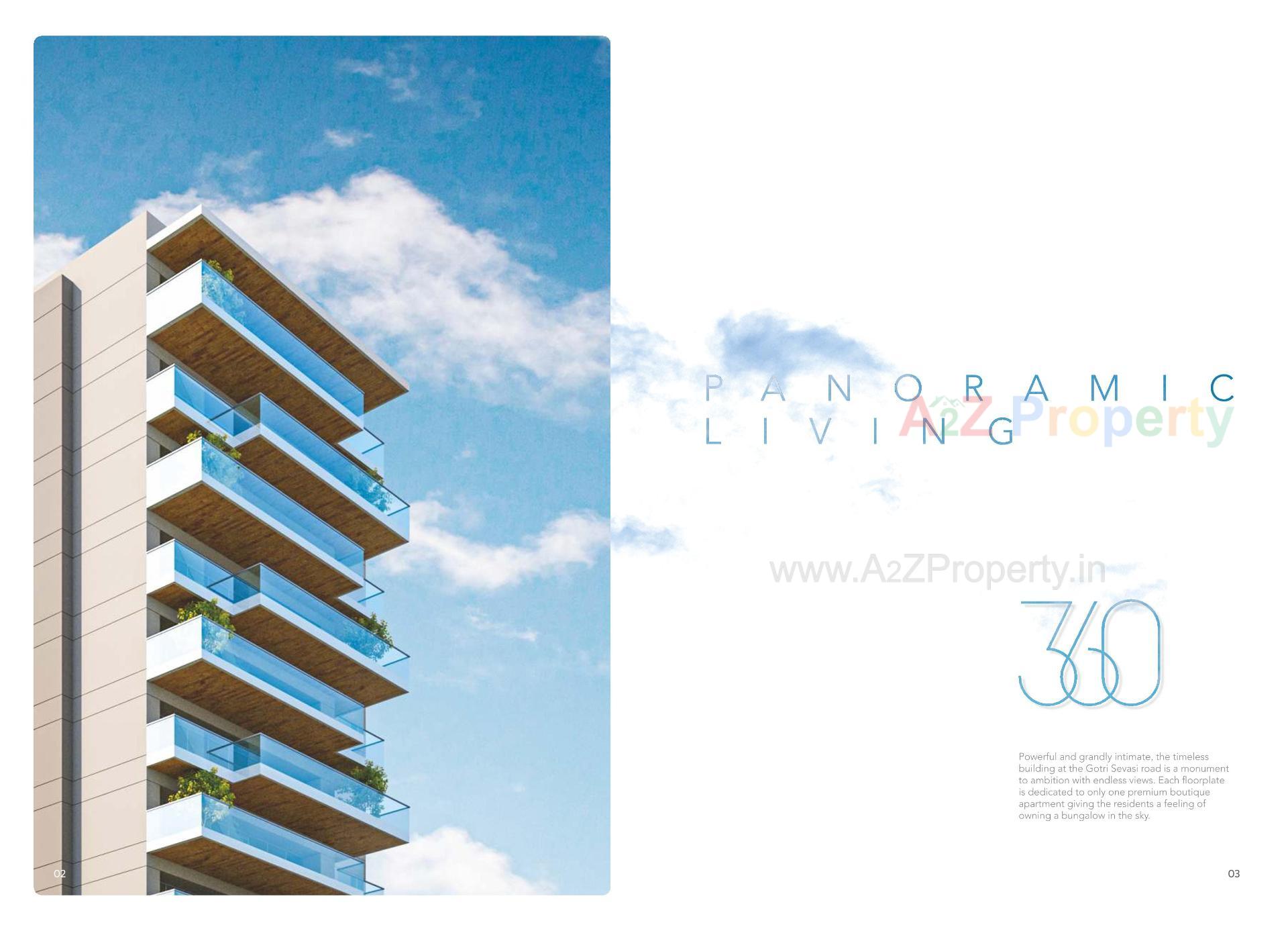  of real estate project Three60 located at Gotri, Vadodara, Gujarat