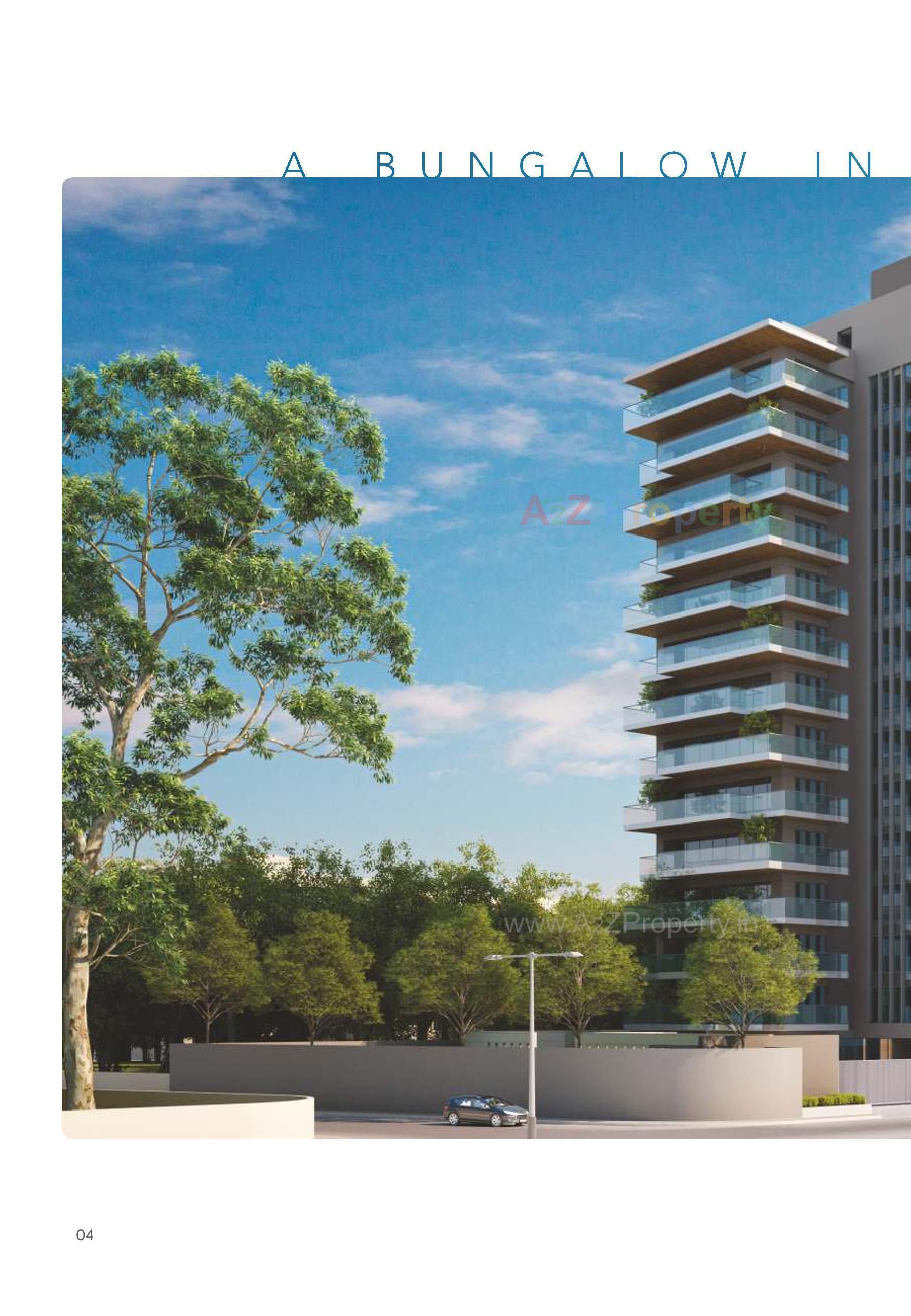 3D Elevation of real estate project Three60 located at Gotri, Vadodara, Gujarat