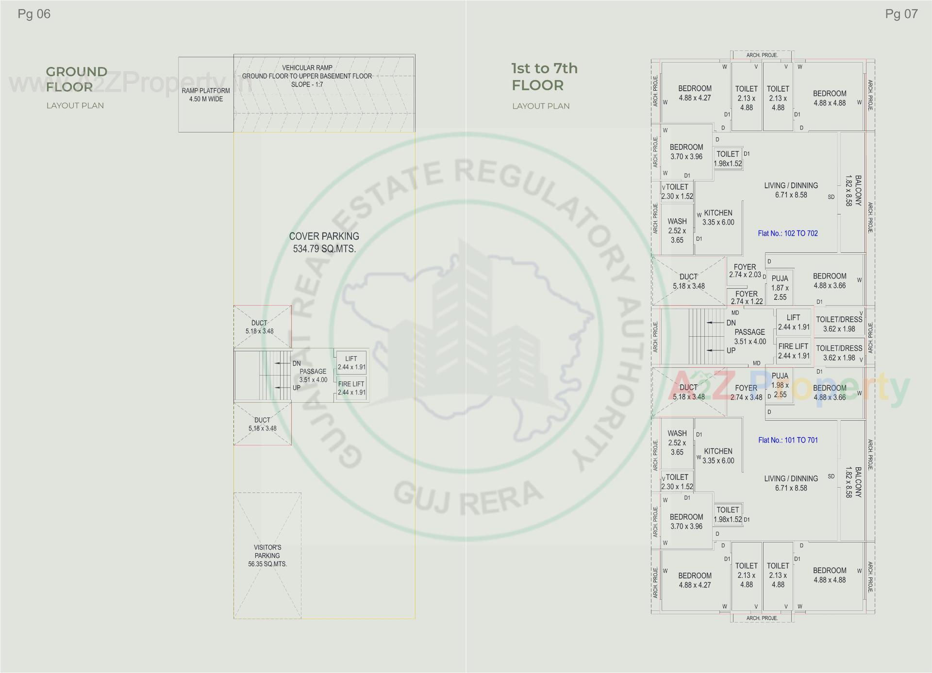  of real estate project Tiara located at Khanpur, Vadodara, Gujarat