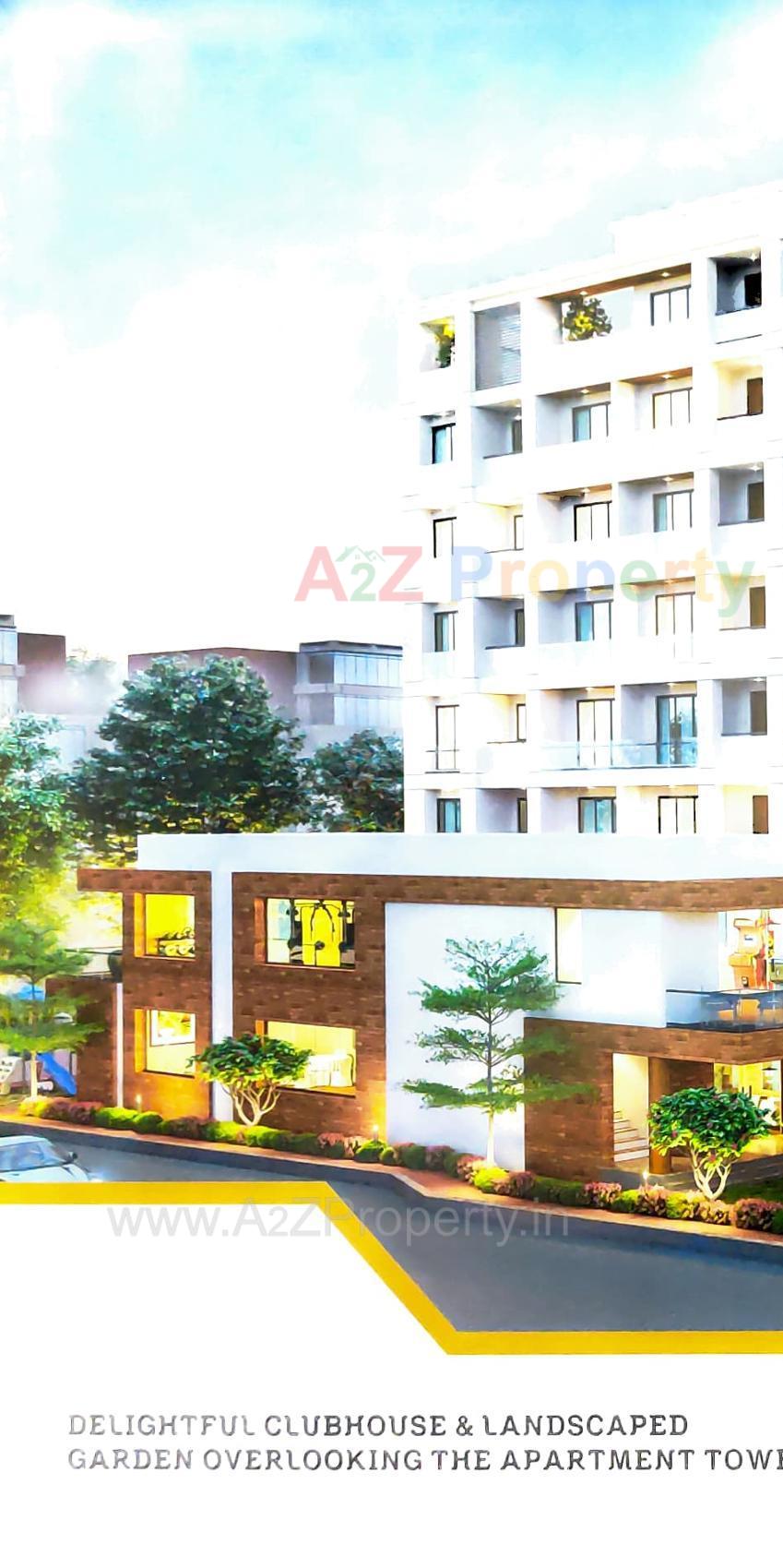 3D Elevation of real estate project Times Square located at Tandalja, Vadodara, Gujarat