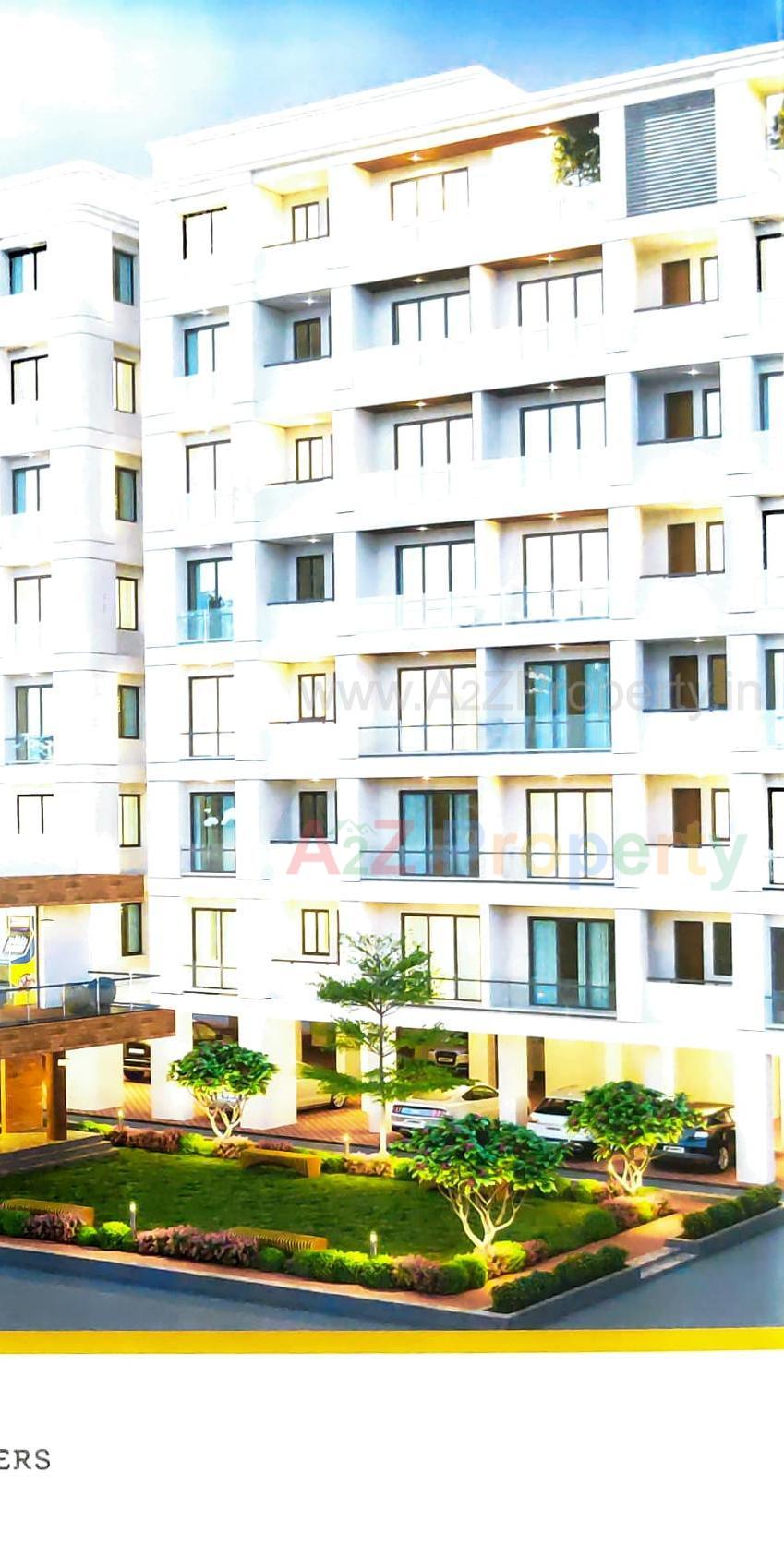 3D Elevation of real estate project Times Square located at Tandalja, Vadodara, Gujarat