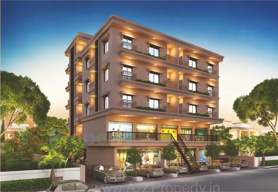 3D Elevation of real estate project Tirth Exotica located at Kasba, Vadodara, Gujarat