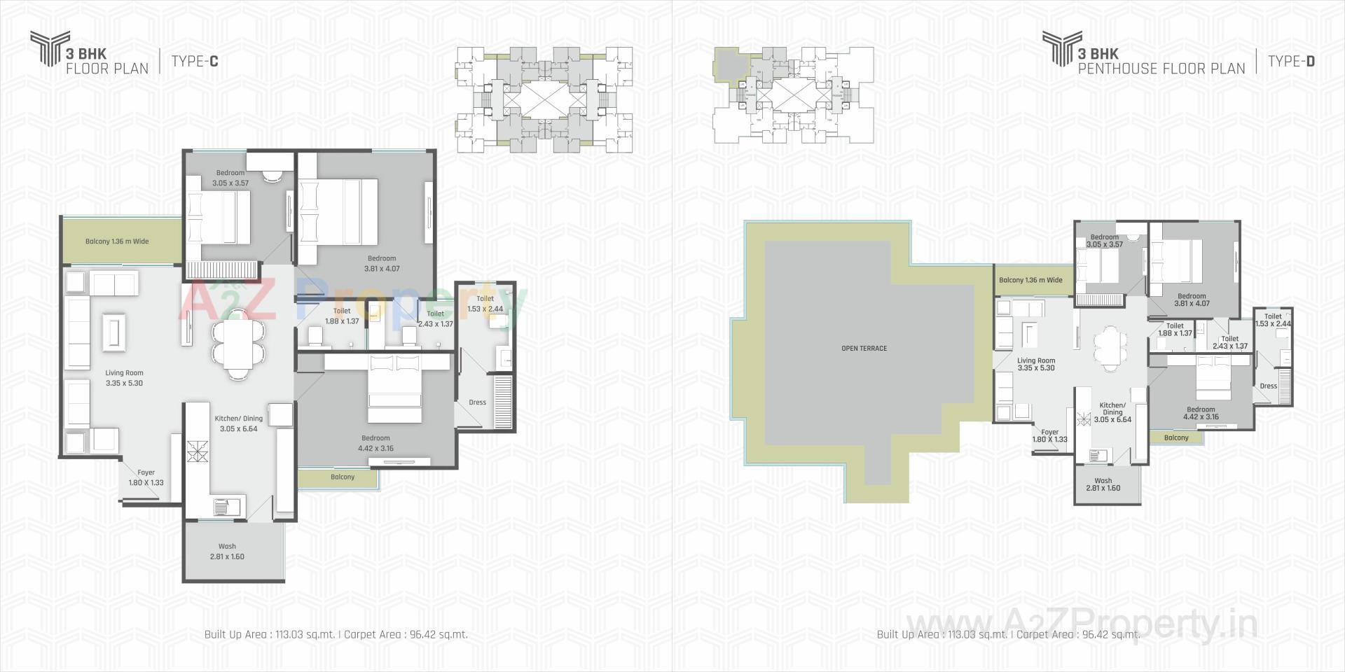 Layout of real estate project Tirth Lifespace located at Danteshwar, Vadodara, Gujarat