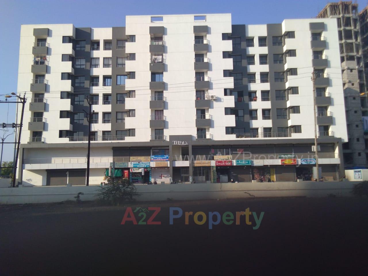 3D Elevation of real estate project Tithi Heights located at Gotri, Vadodara, Gujarat