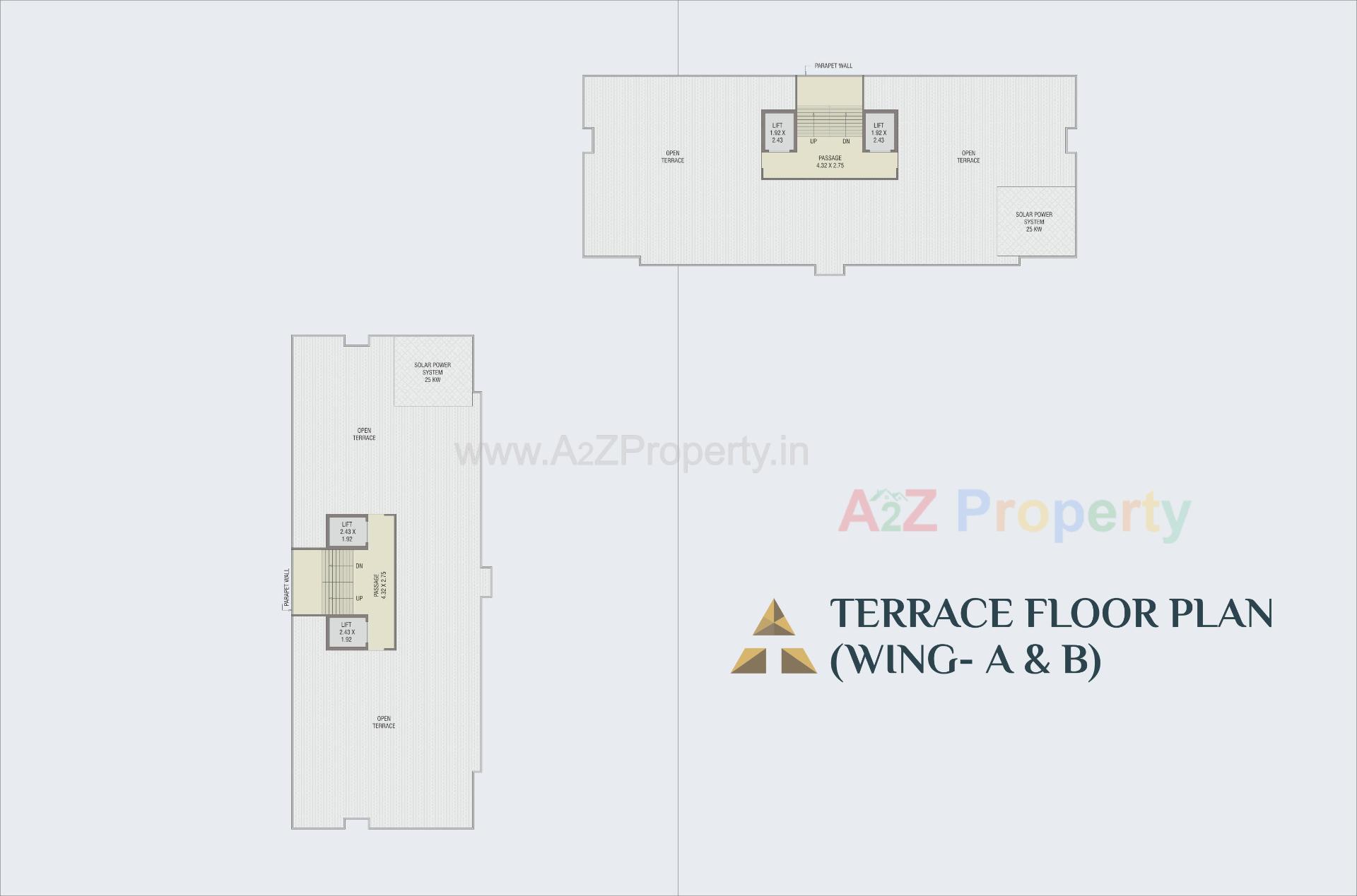 Layout of real estate project Trilogy By Courtyard located at Sevasi, Vadodara, Gujarat