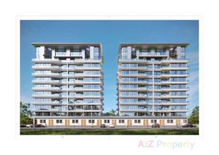 Elevation of real estate project Trinity By Courtyard located at Gotri, Vadodara, Gujarat