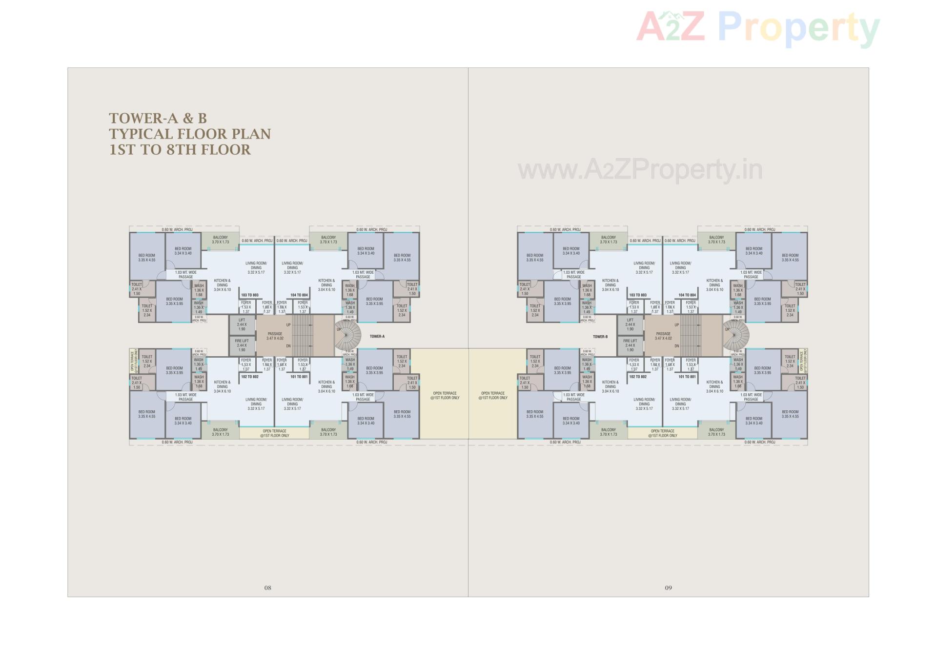 Layout of real estate project Trinity By Courtyard located at Gotri, Vadodara, Gujarat