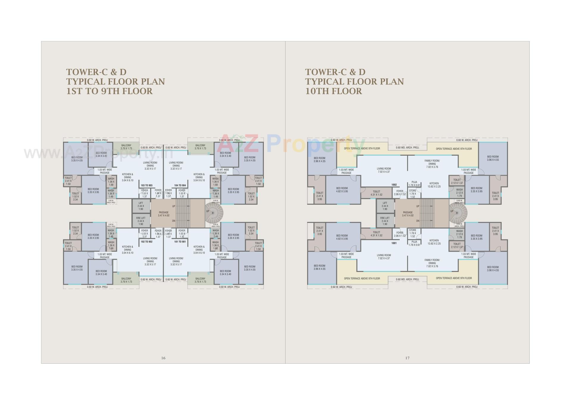 Layout of real estate project Trinity By Courtyard located at Gotri, Vadodara, Gujarat